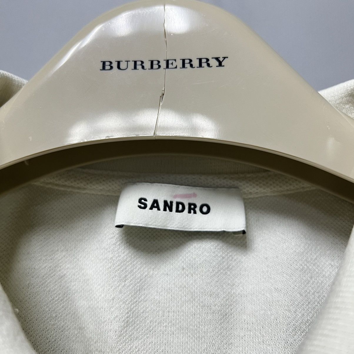 Sandro Sandro Polo T Shirt Beige Men’s Size US M / EU 48-50 / 2 - 9 Thumbnail