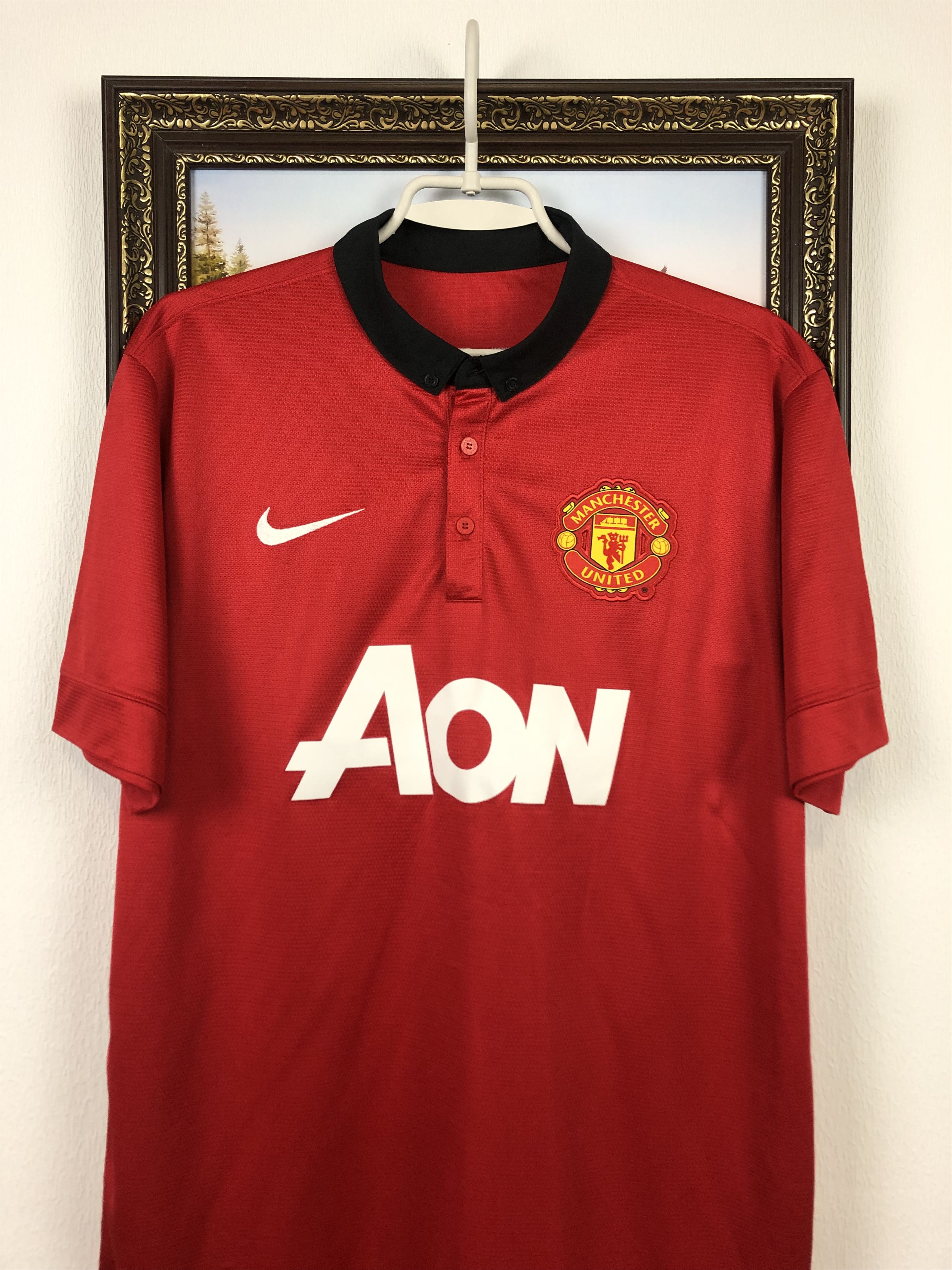 Nike Manchester United football shirt 2013 Soccer Nike Jersey Size US L / EU 52-54 / 3 - 2 Thumbnail