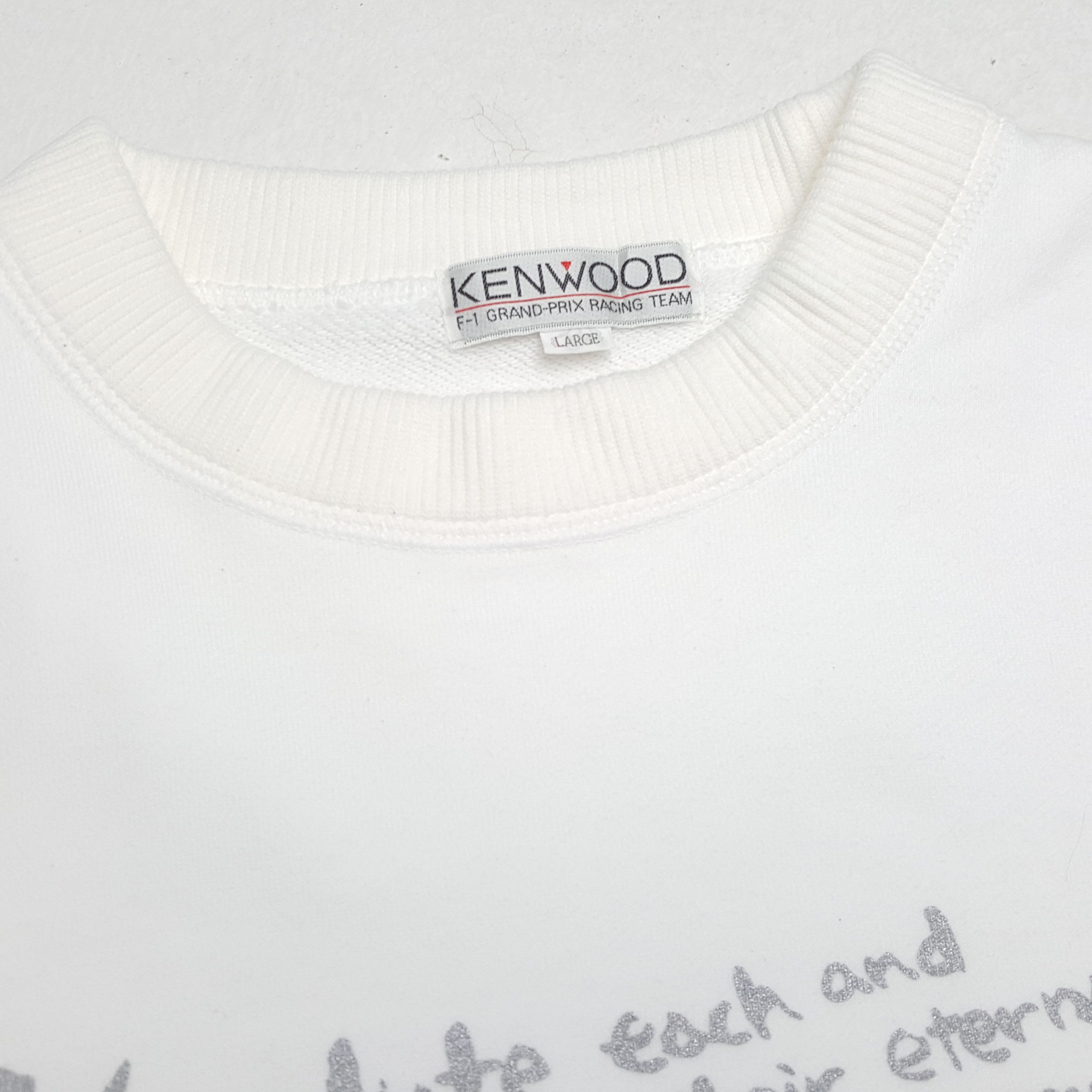 Japanese Brand × Vintage KENWOOD FORMULA 1 Grand Prix RACING Team Sweatshirt Size US M / EU 48-50 / 2 - 10 Thumbnail