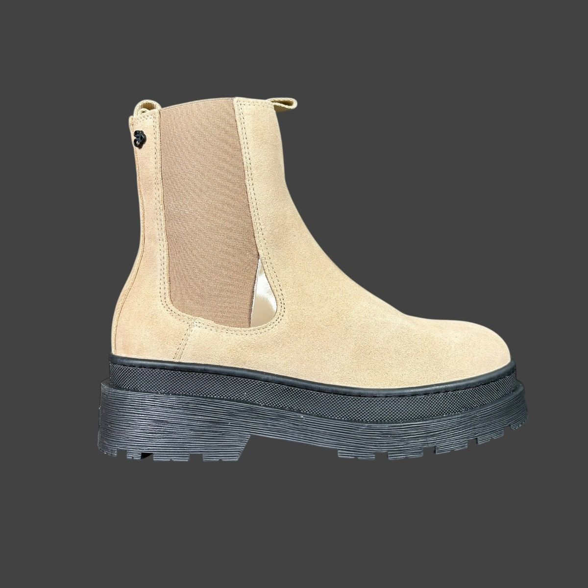 Scotch & Soda Scotch & Soda Aubri Beige Black Women’s Suede Boots Sz 7.5-8 Size US 7.5 / IT 37.5 - 5 Thumbnail