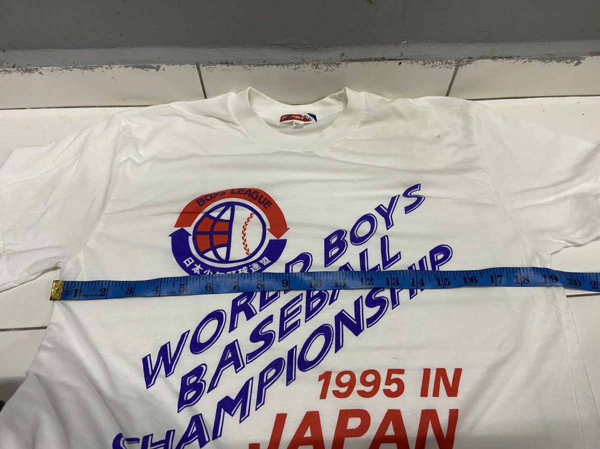 Mizuno VINTAGE MIZUNO WORLD BOYS BASEBALL CHAMPIONSHIP 1995 TEE Size US M / EU 48-50 / 2 - 9 Thumbnail