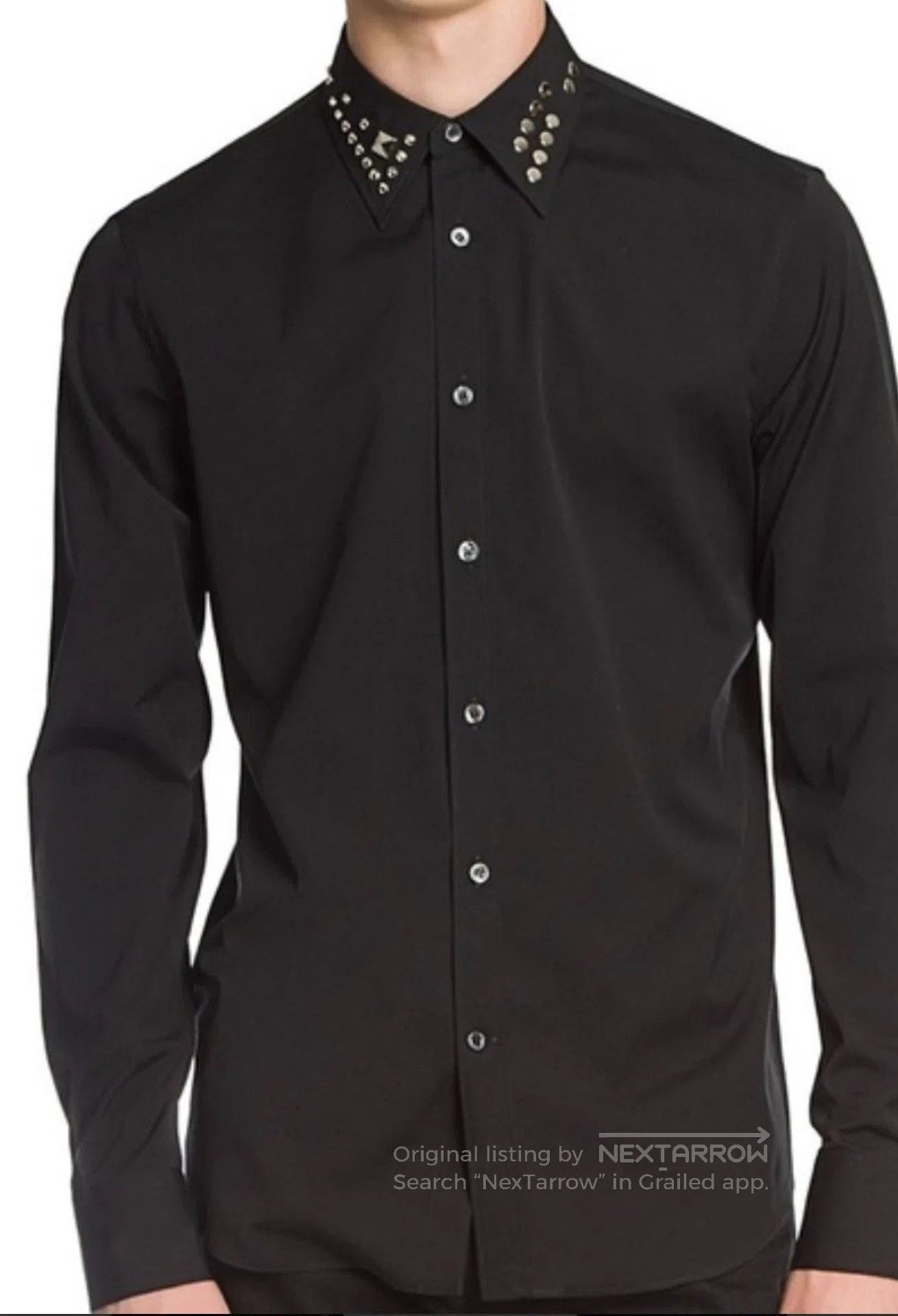 Alexander McQueen Alexander McQueen Rivet Collar Cotton Shirt. Size US M / EU 48-50 / 2 - 1 Thumbnail