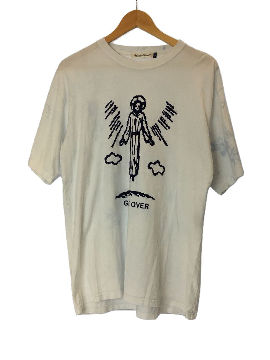 T-Shirts Cotton Printed Crew Neck Short Sleeve White