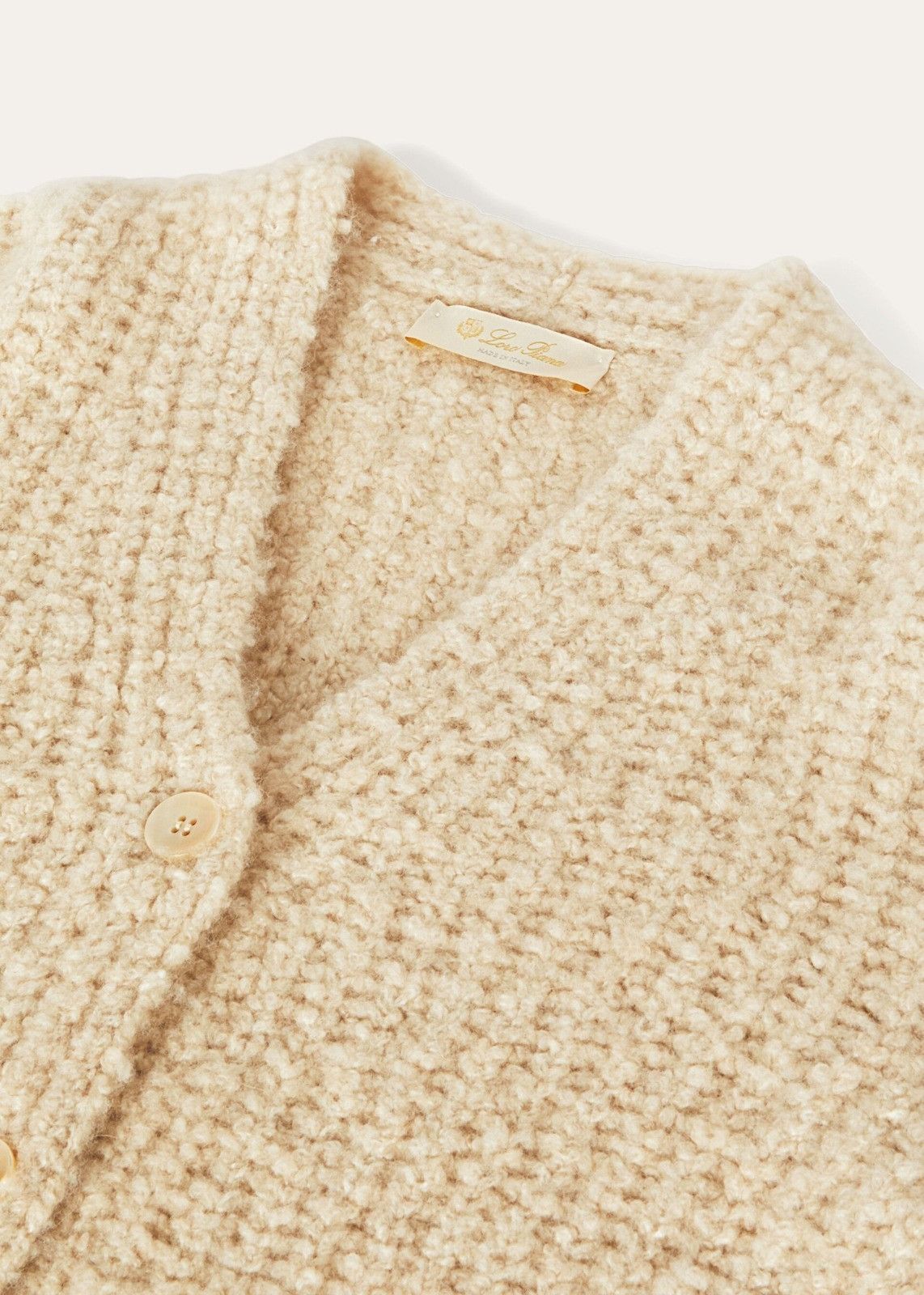 Loro Piana o1srvl11e1125 FAN3441 Cocooning Cardigan in Beige Size S / US 4 / IT 40 - 3 Thumbnail