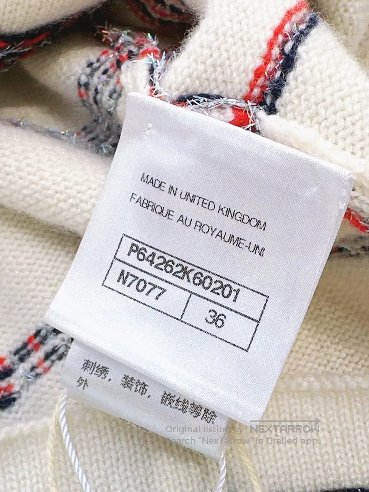 Chanel Chanel 20S Striped Knit Cardigan. Size US M / EU 48-50 / 2 - 5 Thumbnail