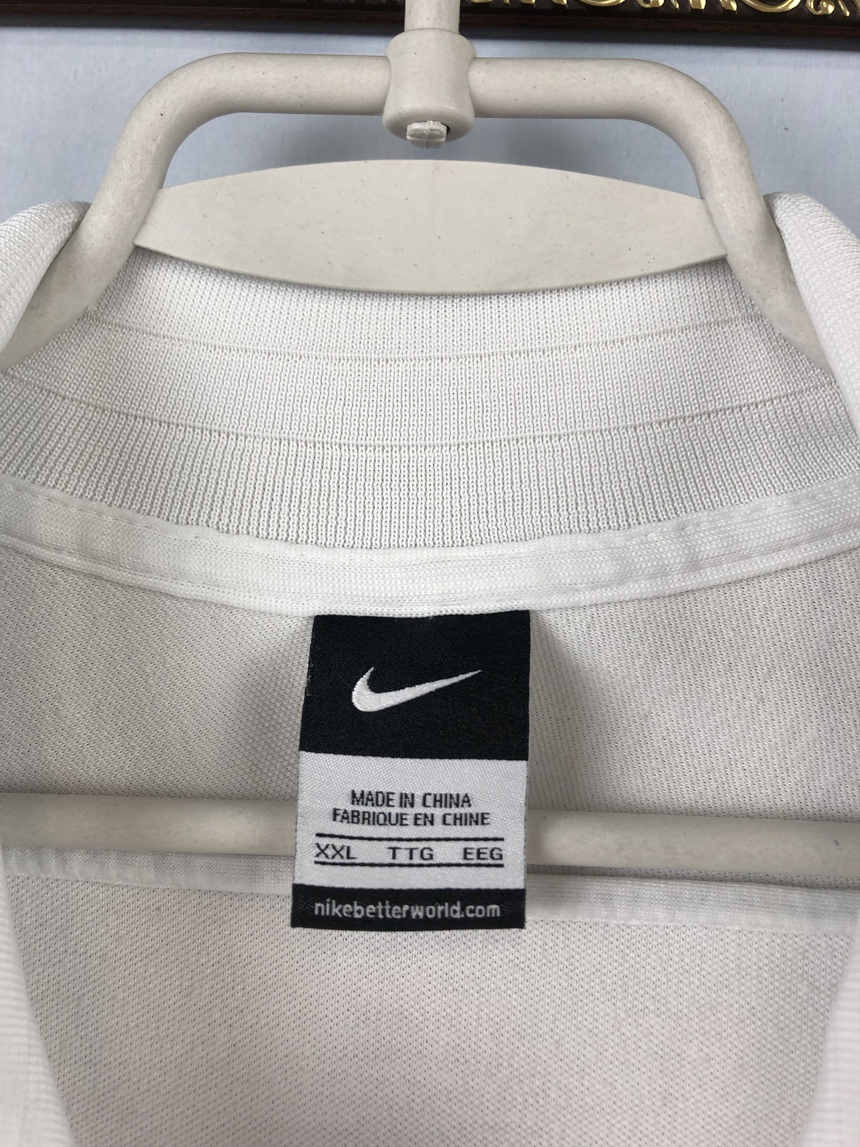 Nike France Nike Football Jacket White Track Top Soccer Rare Size US XXL / EU 58 / 5 - 10 Thumbnail