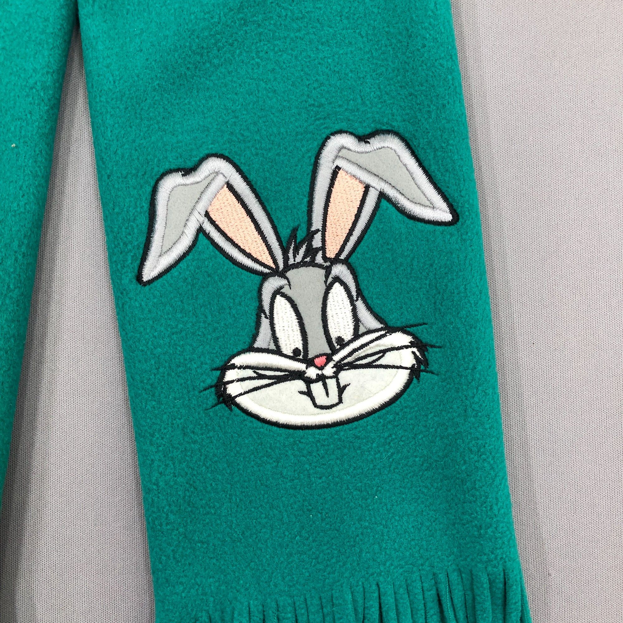 Vintage Vintage Warner Bros Scarf Muffler Wool Cashmere Scarves Size ONE SIZE - 4 Thumbnail
