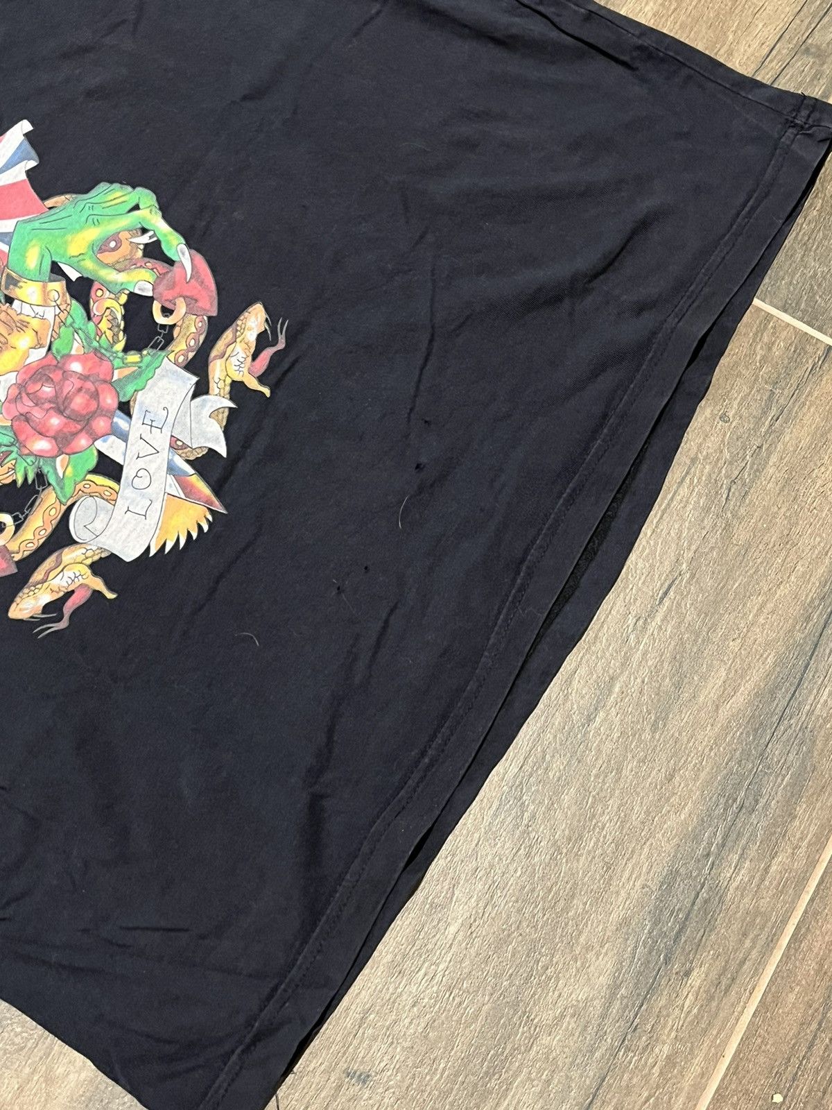 Christian Audigier × Ed Hardy Ed Hardy Tigers Audigier Y2K tshirt skull vintage affliciton Size US L / EU 52-54 / 3 - 3 Thumbnail