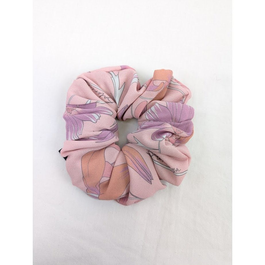 Balenciaga o1rshd1 Size: OS / Zip Scrunchie Silk & Brass in Multicolor Size ONE SIZE - 3 Thumbnail