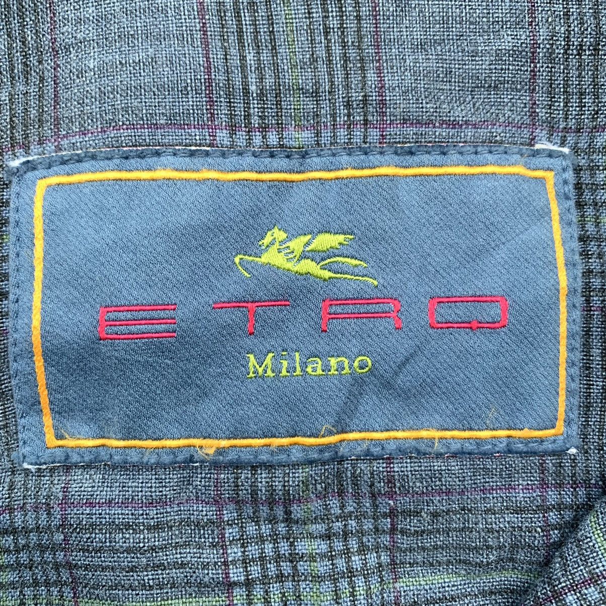Designer × Etro × Vintage Linen Jacket Coat Size US M / EU 48-50 / 2 - 7 Thumbnail