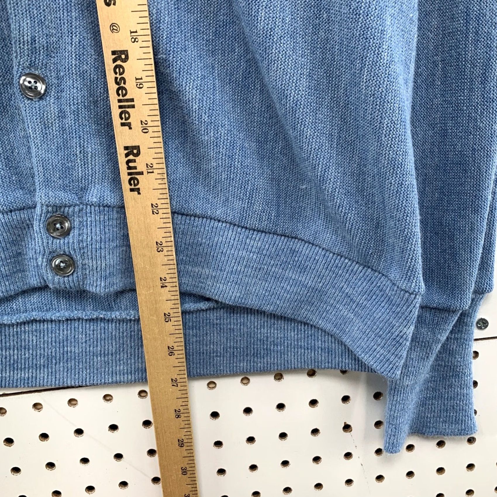 Vintage VINTAGE Towncraft Cardigan Sweater Mens Medium Blue 90s Acrylic Made in USA Size US M / EU 48-50 / 2 - 7 Thumbnail