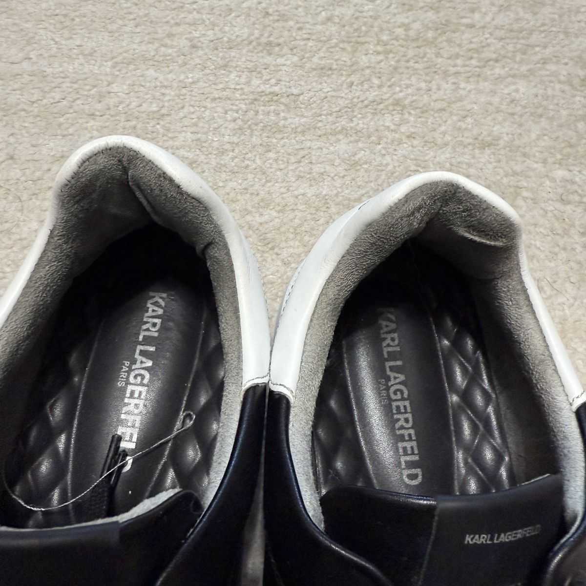 Karl Lagerfeld Karl Lagerfeld Paris Men's 13 Head Leather Low Top Sneaker Size US 13 / EU 46 - 4 Thumbnail