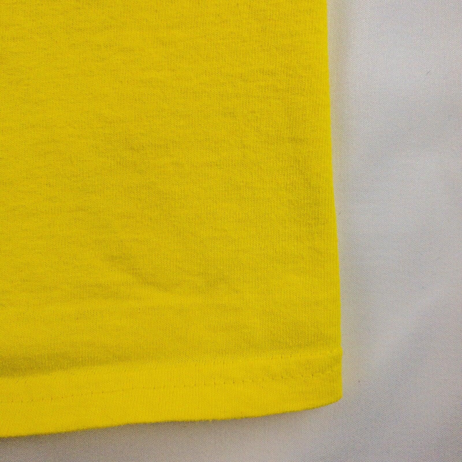 Champion Champion Vintage Yellow Tee Shirt Mens Small Womens Medium Size US M / EU 48-50 / 2 - 6 Thumbnail