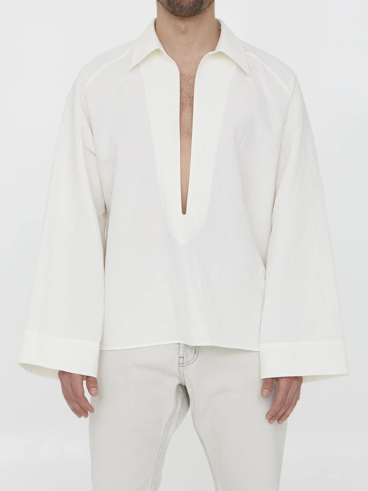 Saint Laurent Paris Vareuse Long-Sleeved Shirt Size US M / EU 48-50 / 2 - 1 Thumbnail