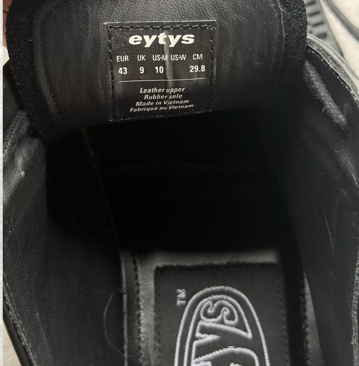 Eytys EYTYS Men's Alexis Derby Shoes Black Leather Chunky Y2K Size US 10 / EU 43 - 12 Thumbnail