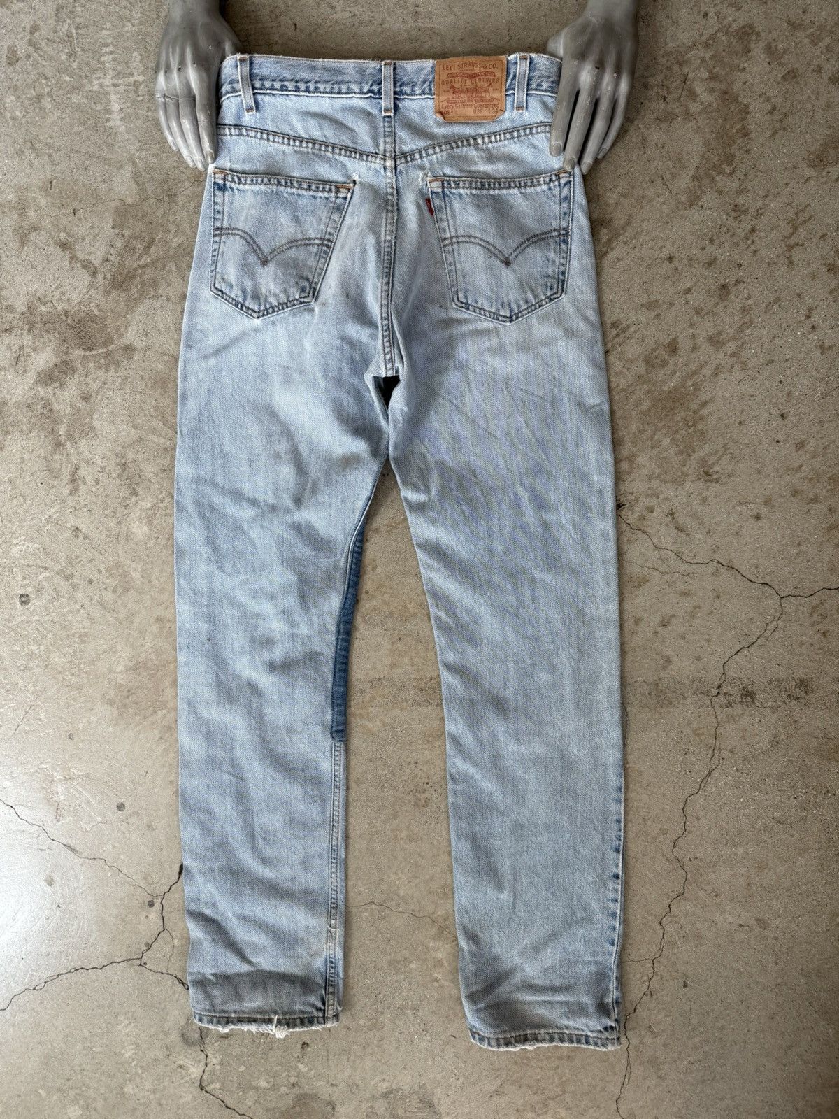 Levi's VINTAGE LEVI’S HOMEMADE DOUBLE KNEE CARPENTER JEANS PANTS Size US 32 / EU 48 - 2 Thumbnail