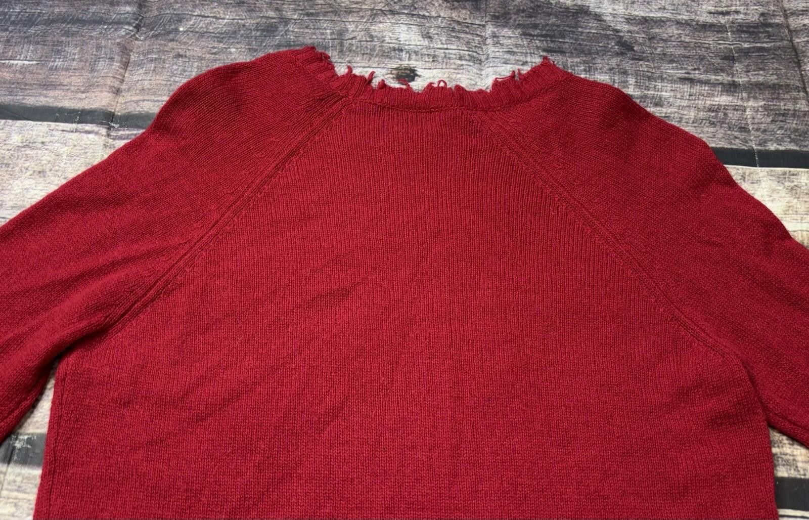 Other Minnie Rose Cashmere Sweater Women's XS Fringe Crew Neck Size XS / US 0-2 / IT 36-38 - 8 Thumbnail