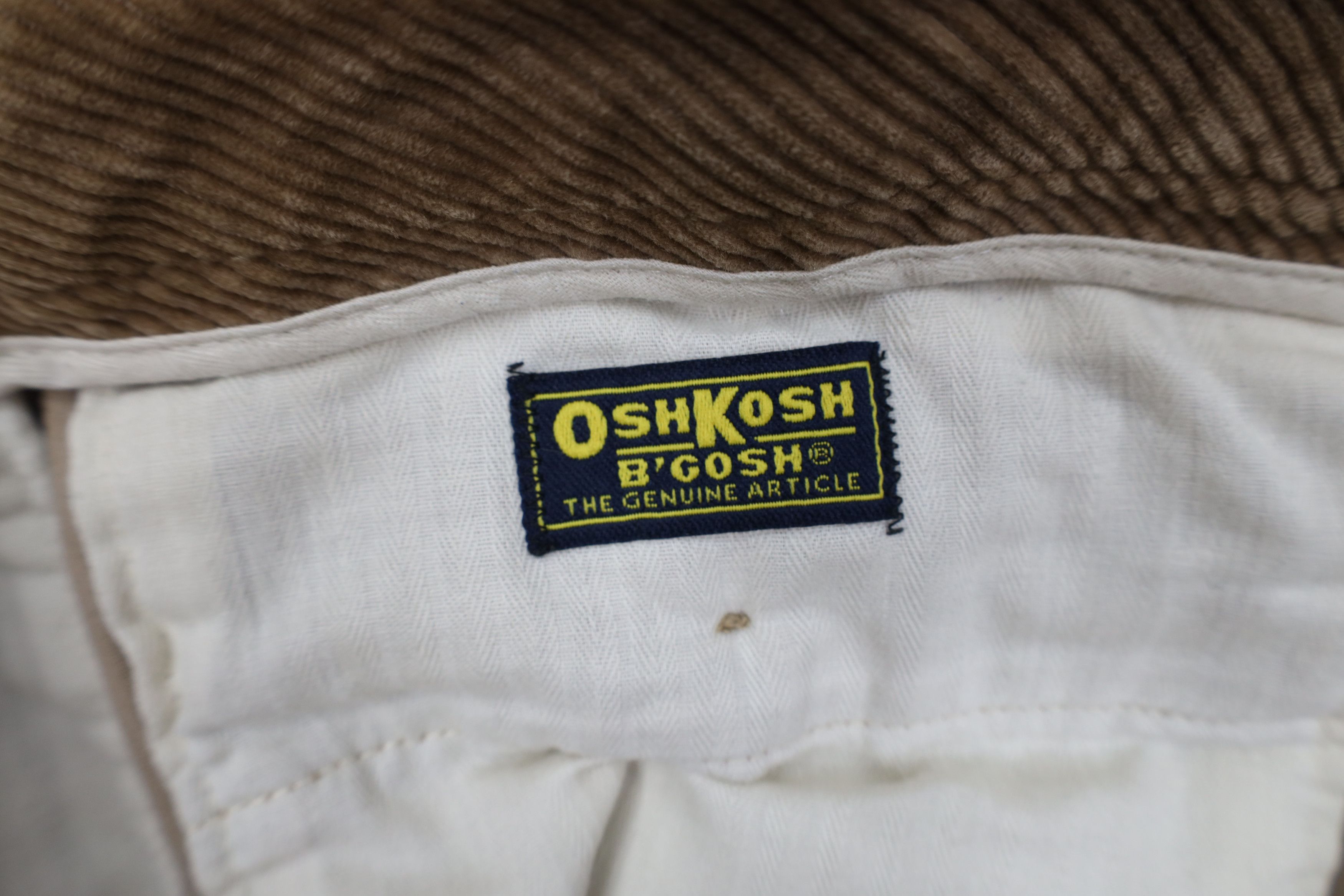 Vintage Vintage 70s OshKosh B'Gosh Wide Leg Corduroy Chino Pants USA Size US 36 / EU 52 - 9 Thumbnail
