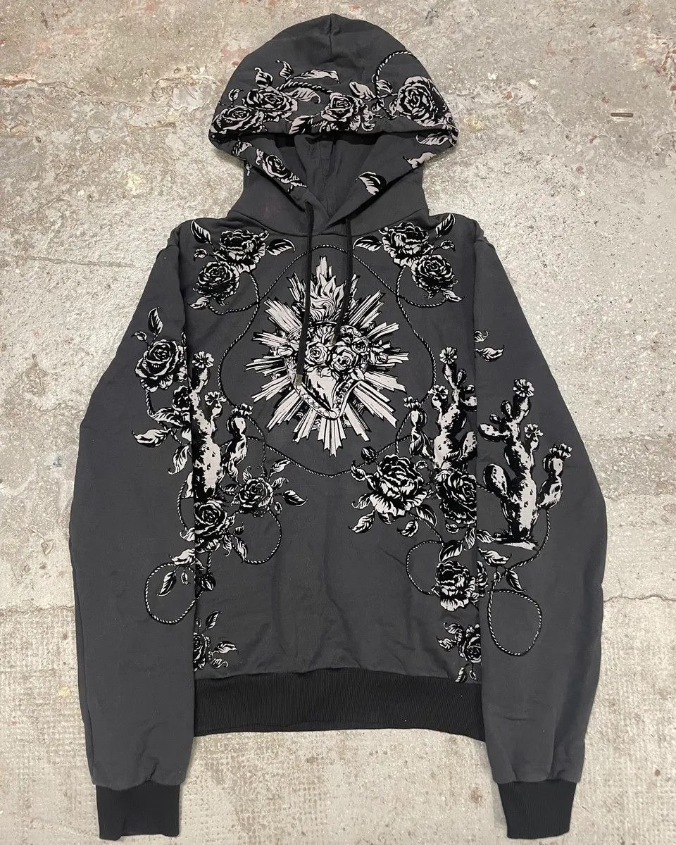 Dolce & Gabbana × Vintage AW2015 Dolce & Gabbana Flowers Distinct Grey Hoodie Size US S / EU 44-46 / 1 - 1 Thumbnail