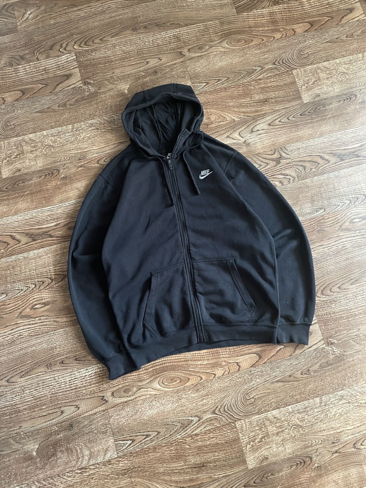 Other Vintage Nike Zip Hoodie Y2K Basic Fit 90s USA Style Size US L / EU 52-54 / 3 - 1 Thumbnail