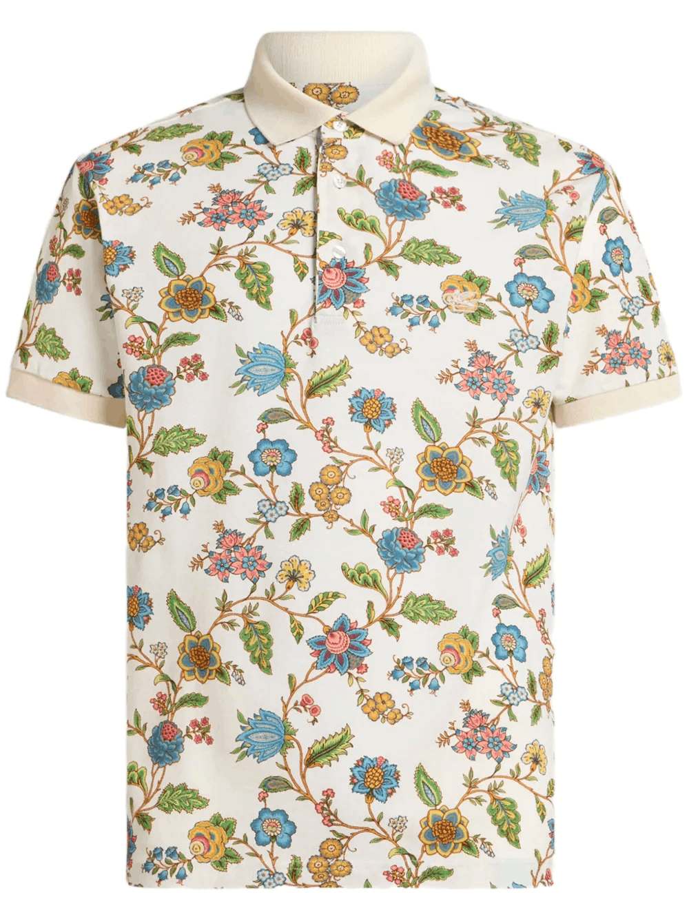 Other Floral-Print Polo Shirt – Men’s Short Sleeve Cotton Polo Size US L / EU 52-54 / 3 - 5 Thumbnail
