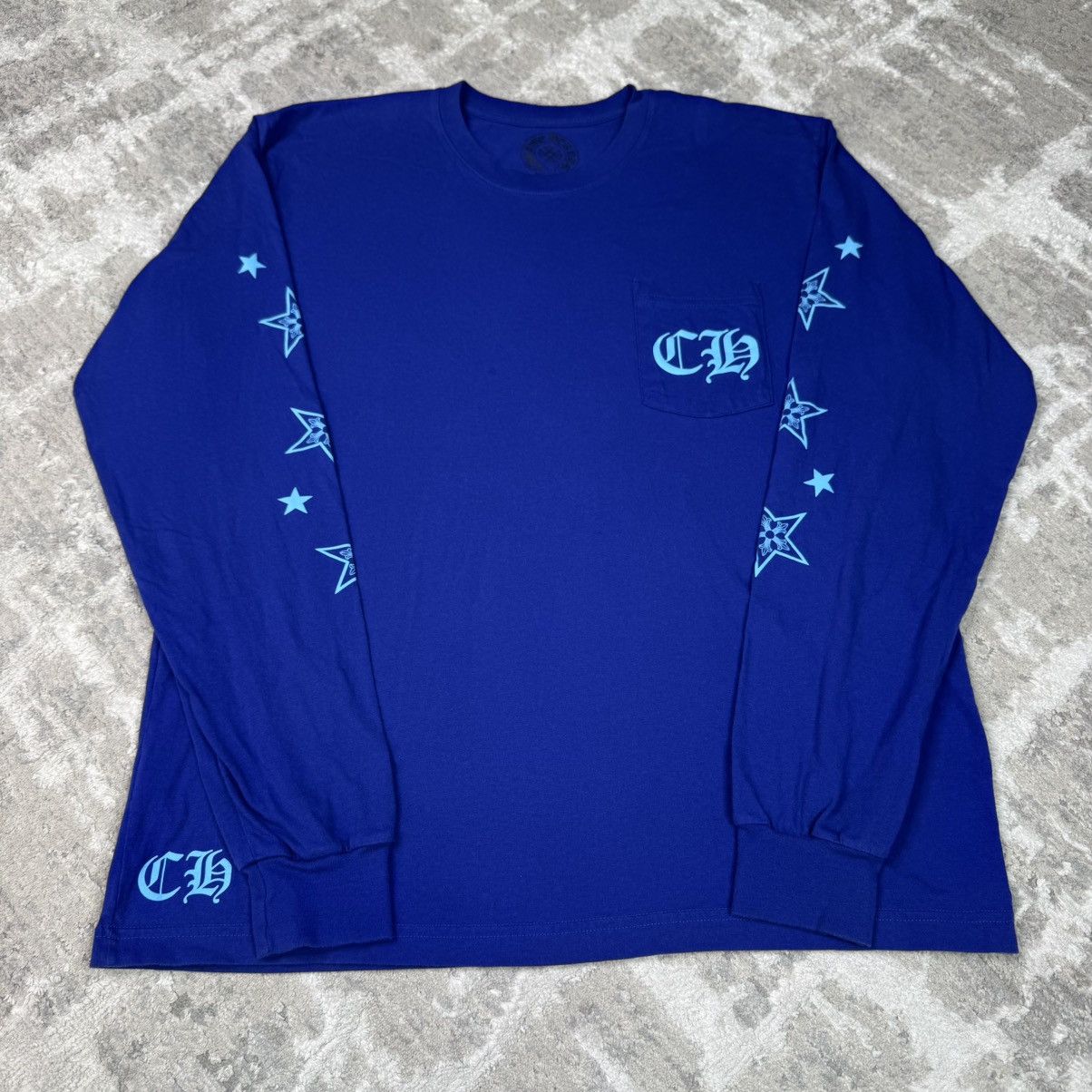 Chrome Hearts Stars logo long sleeve tee shirt Size US XL / EU 56 / 4 - 8 Thumbnail