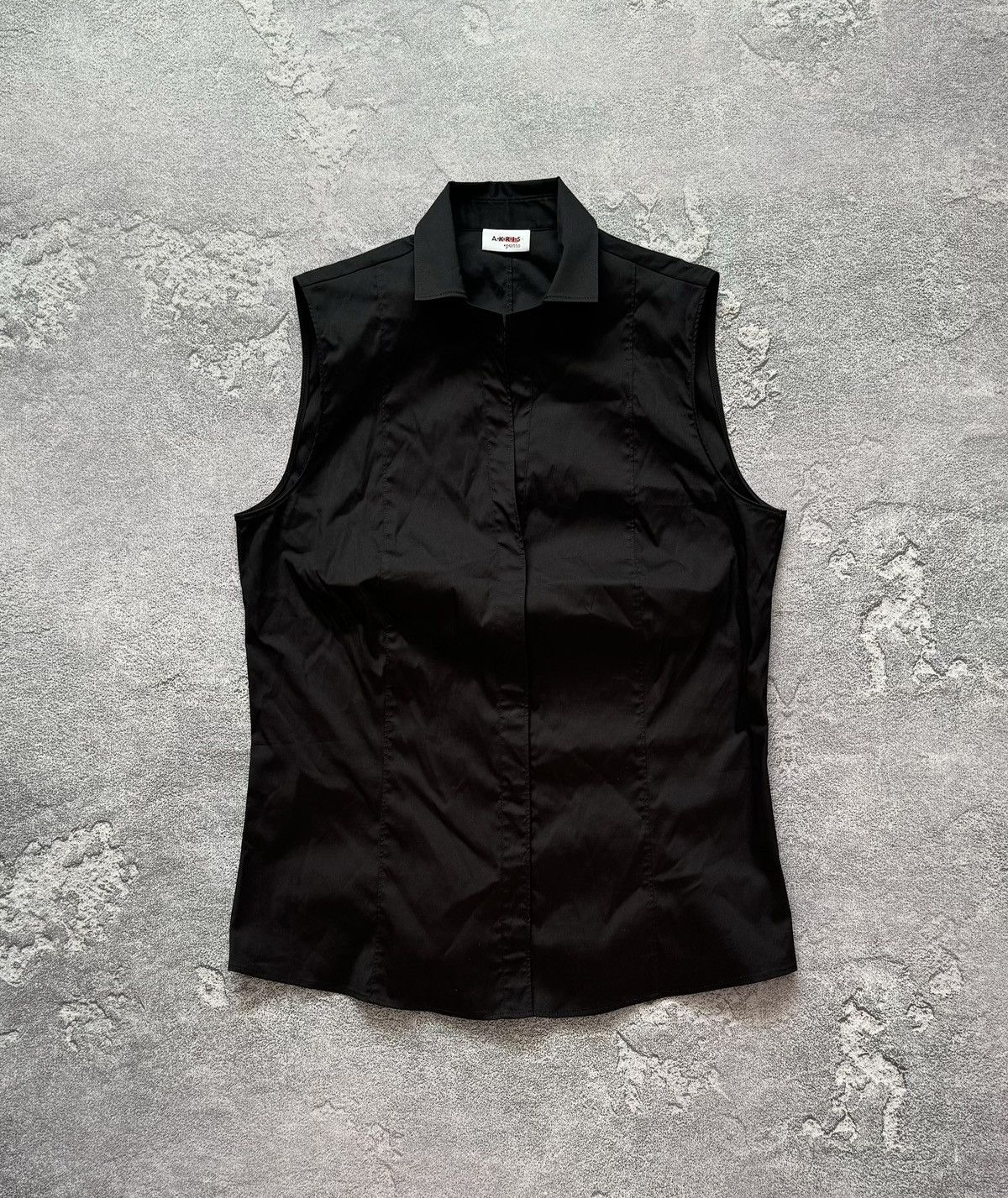 Akris × Designer Akris punto USA10/F42 black top sleeveless blouse shirt vest Size M / US 6-8 / IT 42-44 - 8 Thumbnail