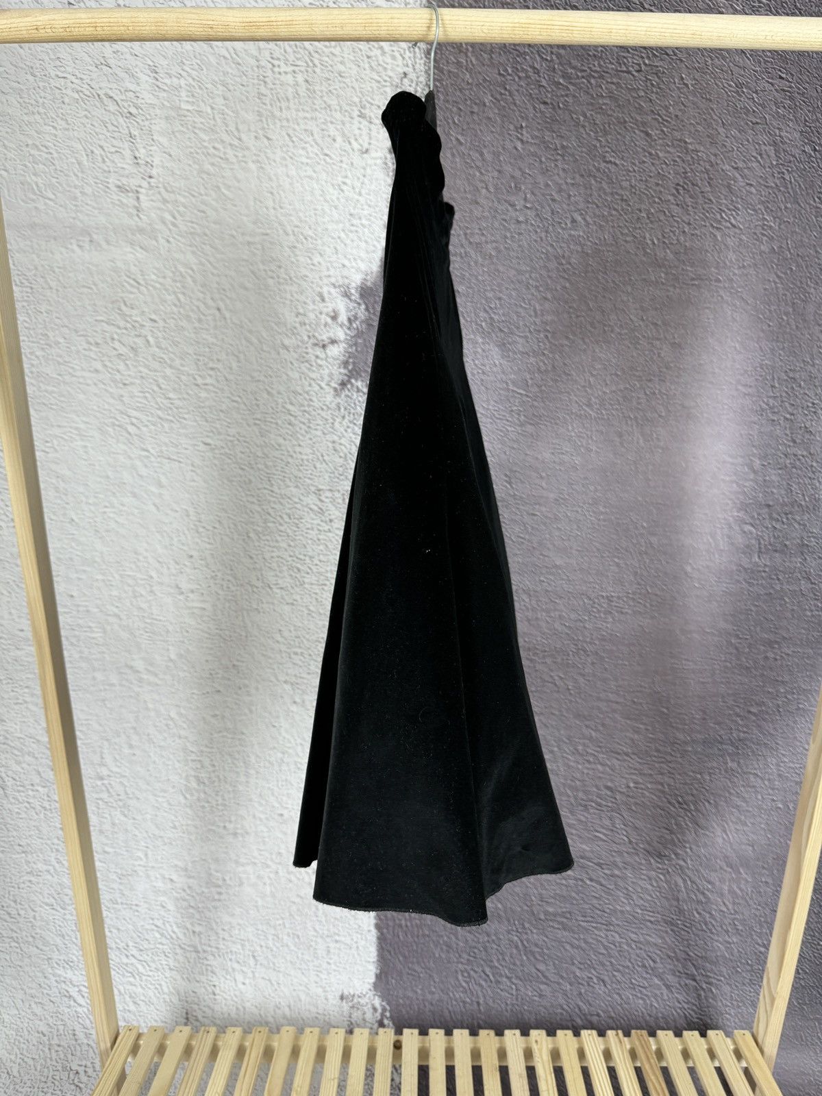 Moschino NEW Moschino Cheap and Chic black velour style midi skirt Size 32" / US 10 / IT 46 - 3 Thumbnail