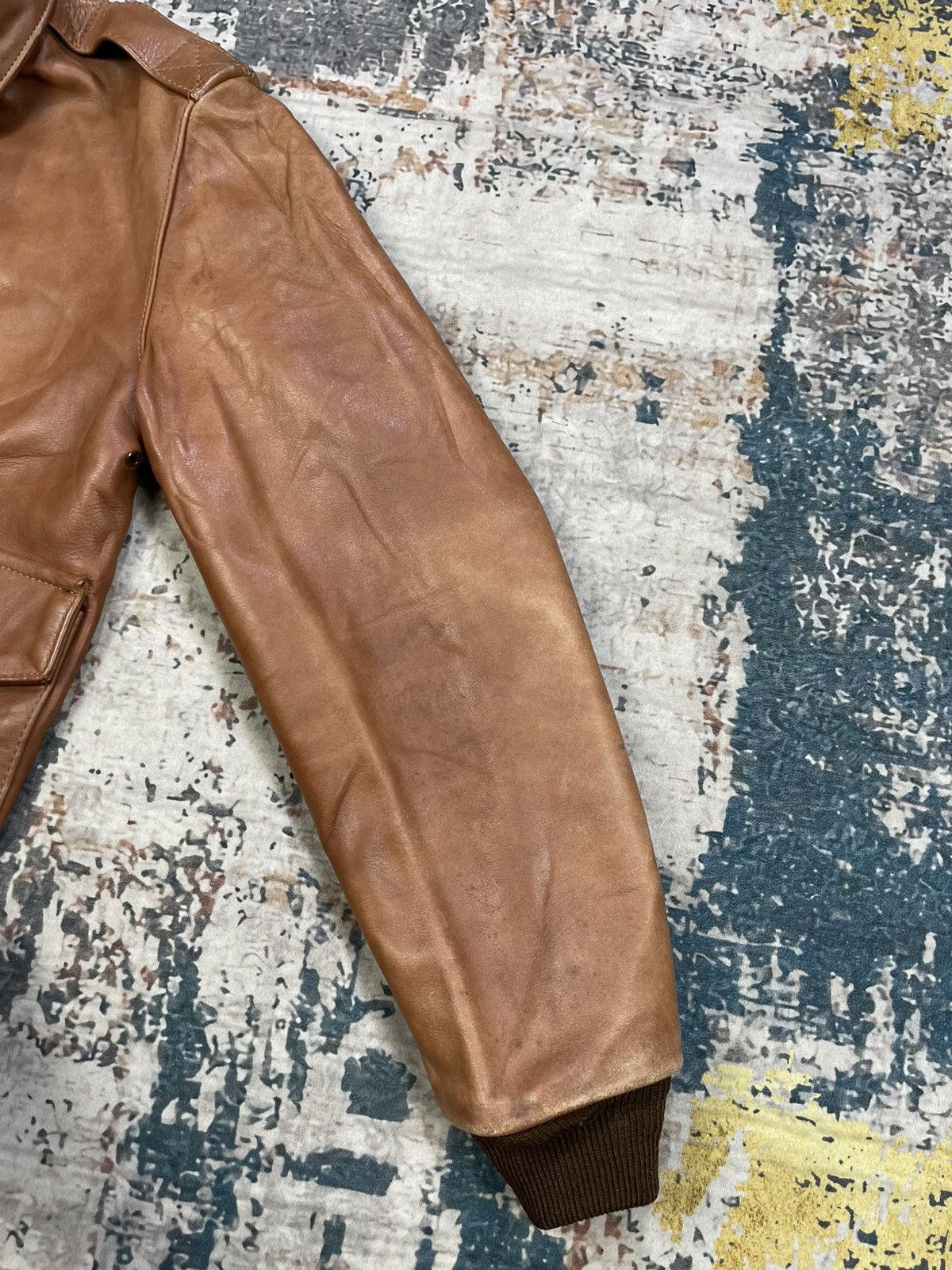 Vanson Leathers Vtg Vanson Leather Type A-2 Flight Jacket Size US XS / EU 42 / 0 - 5 Thumbnail
