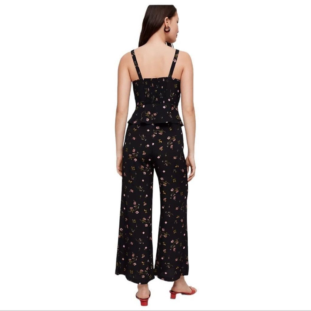 Aritzia Wilfred Pernelle Floral Wide Leg Pants Size 4 Size 30" / US 8 / IT 44 - 5 Thumbnail