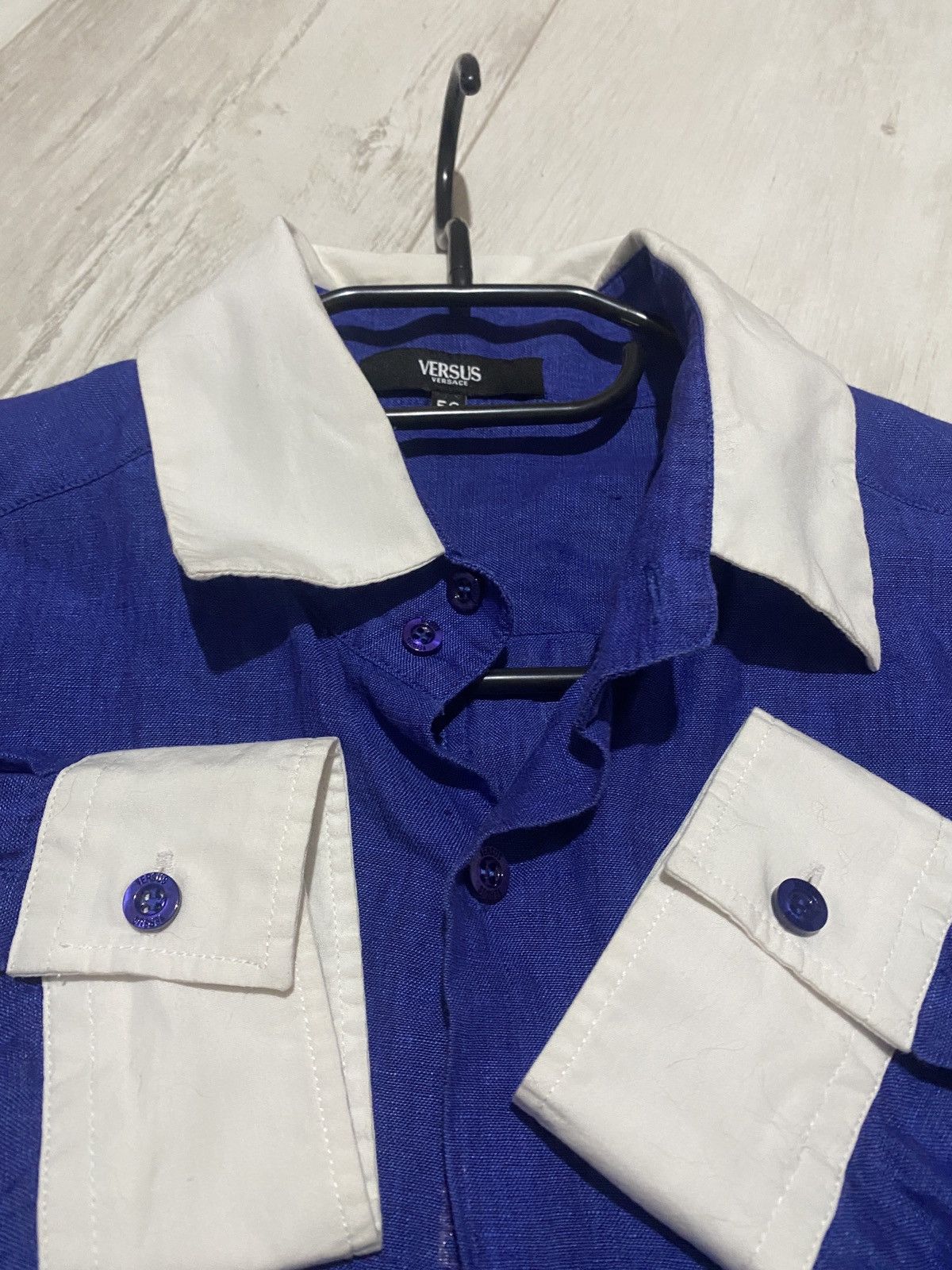 Versus Versace Versus Versace linen shirt button up Size US L / EU 52-54 / 3 - 7 Thumbnail