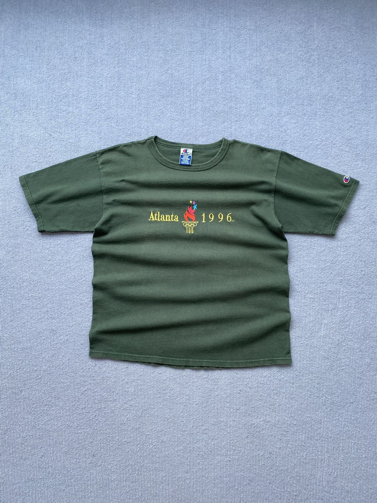 USA Olympics Vintage Champion x Atlanta Olympic Games 1996 Tee✨🏅 Size US L / EU 52-54 / 3 - 3 Thumbnail