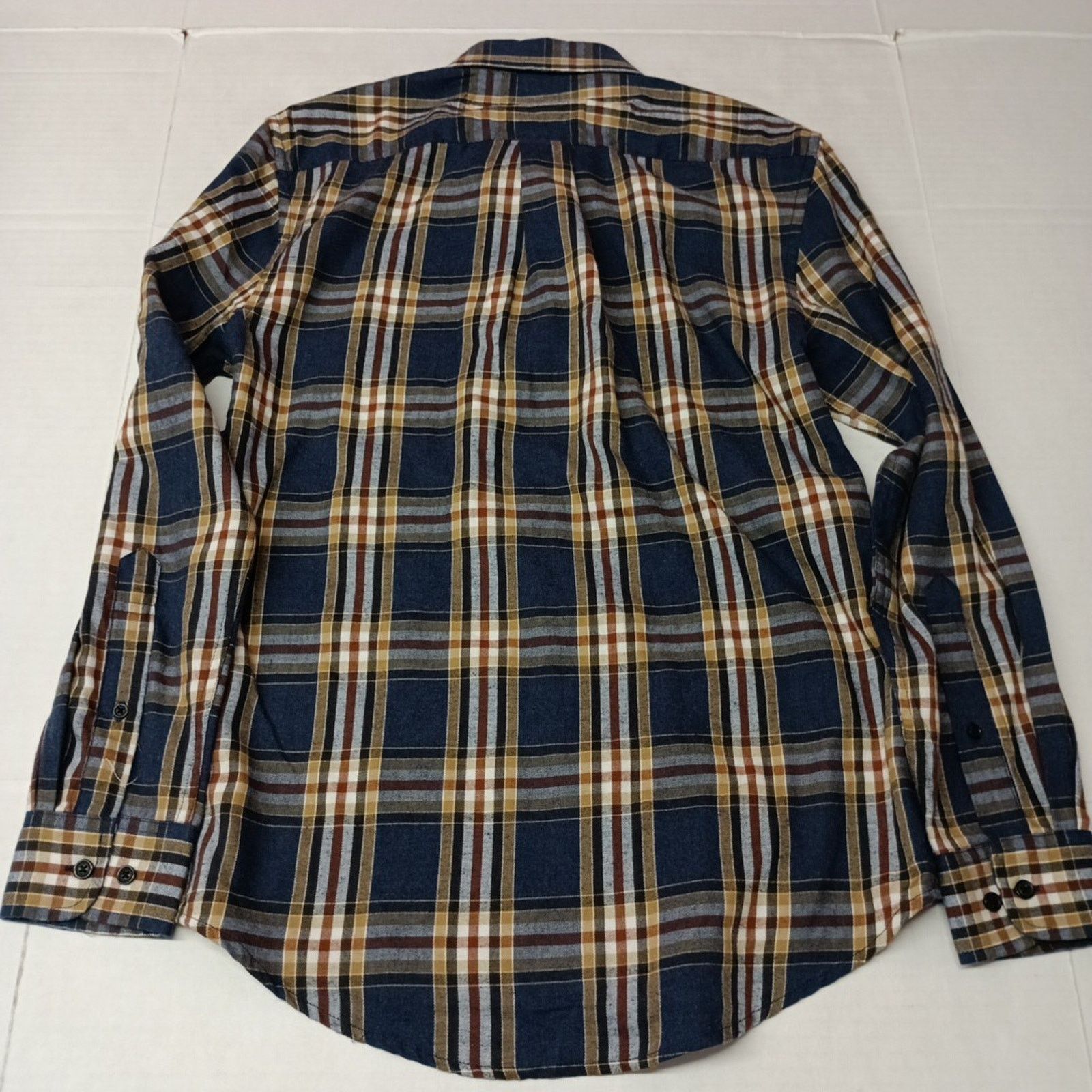 U.S. Polo Assn. U.S. Polo Assn. Button Woven Shirt Mens S Blue Heather Plaid Size US S / EU 44-46 / 1 - 8 Thumbnail