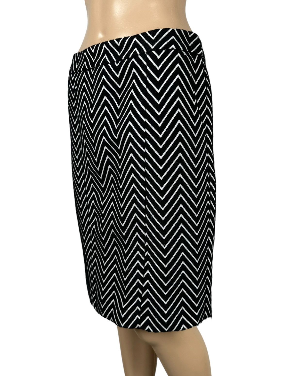 MAX&Co. Max&Co Pencil Skirt Zigzag Striped Wool-Polyester size US4 Size 27" / US 4 / IT 40 - 9 Thumbnail