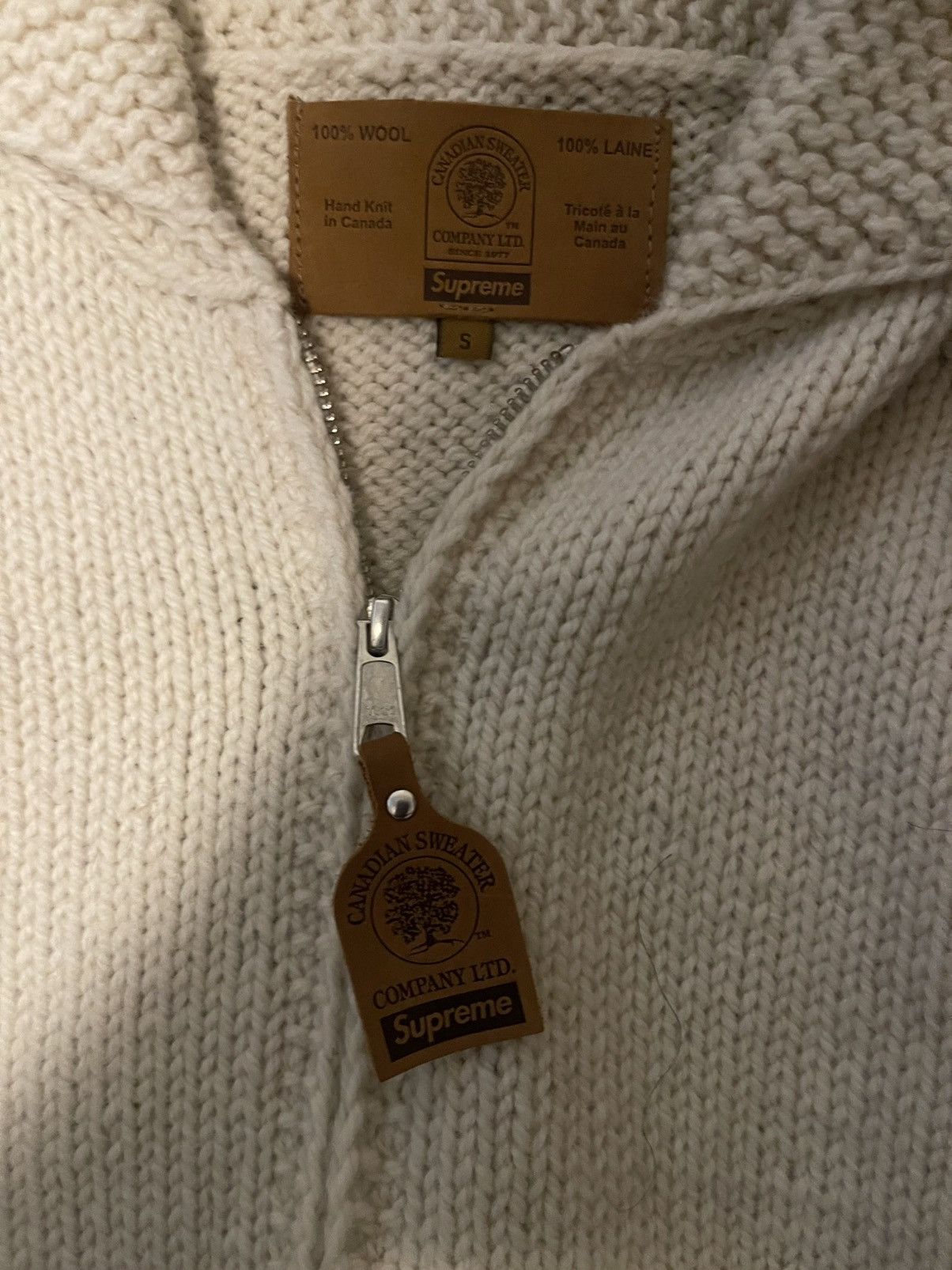 Supreme Supreme Camacho Cowichan Sweater Natural Size US S / EU 44-46 / 1 - 3 Thumbnail