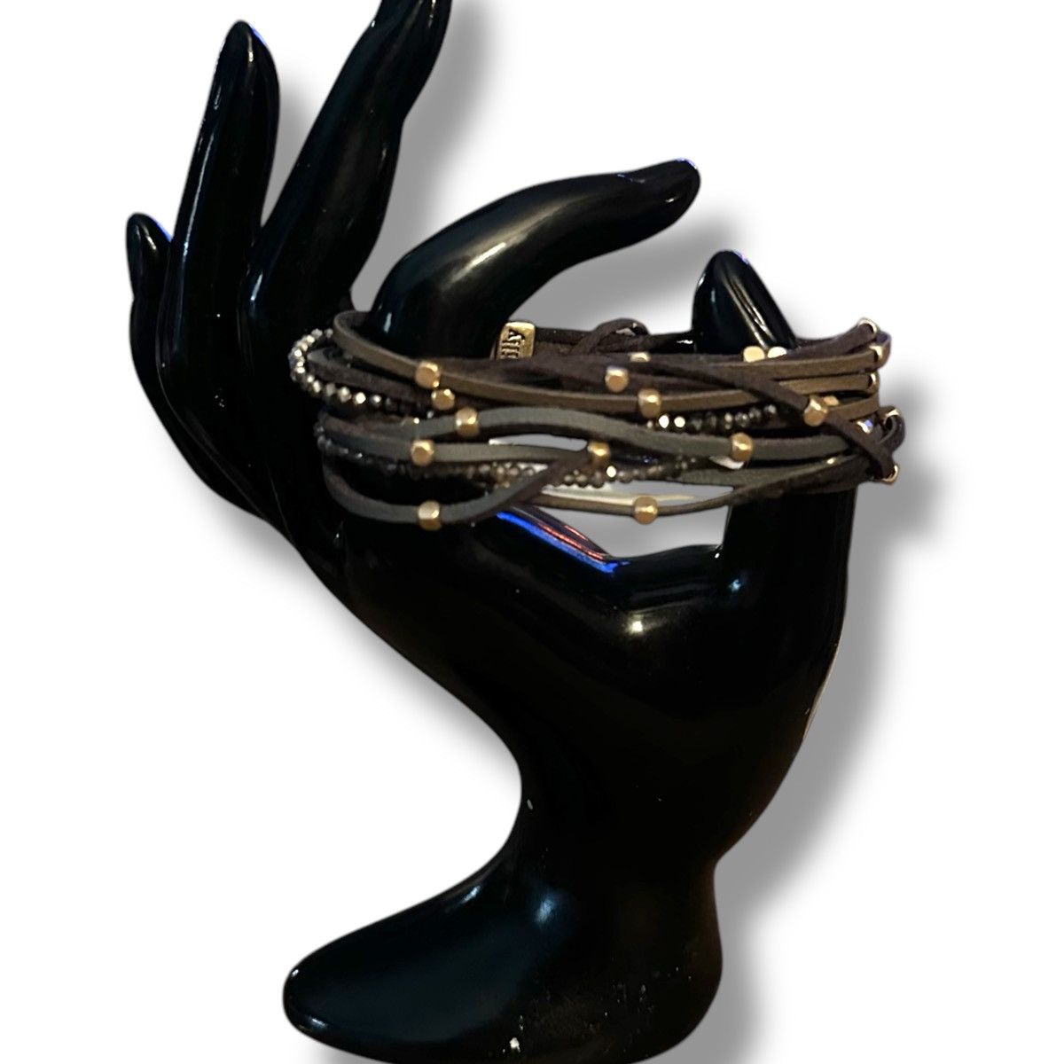 Other Lonna & Lilly multi strand bead accent leather wrap bracelet Size ONE SIZE - 2 Thumbnail