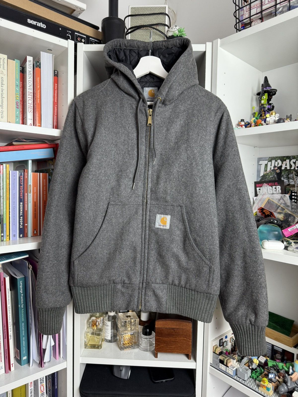 Carhartt × Vintage Vintage Carhartt wool Active jacket XS fit S skate workwear Size US S / EU 44-46 / 1 - 1 Thumbnail
