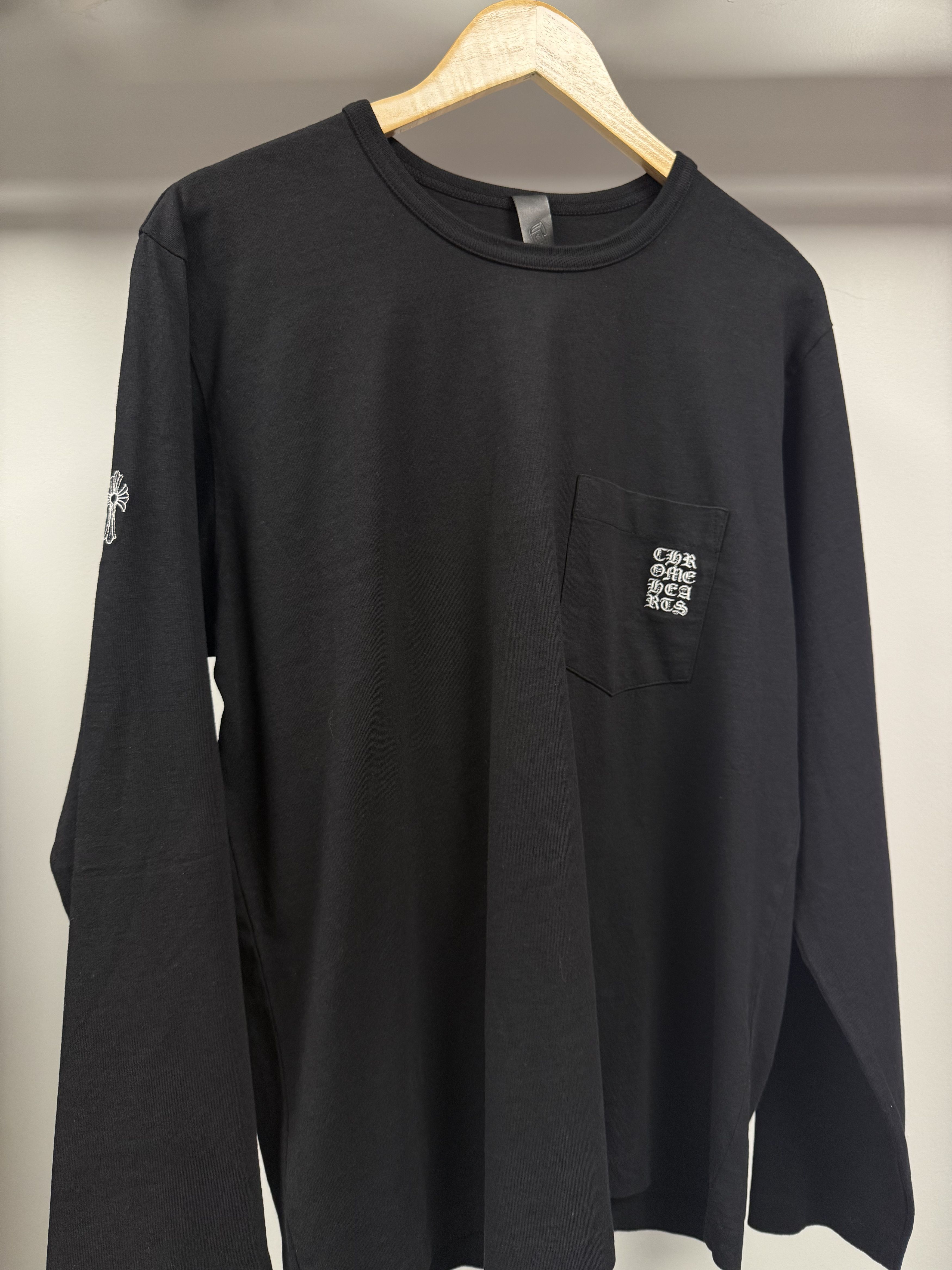 Chrome Hearts Chrome Hearts Logo Embroidery Long Sleeve T-Shirt - L Size US L / EU 52-54 / 3 - 2 Thumbnail