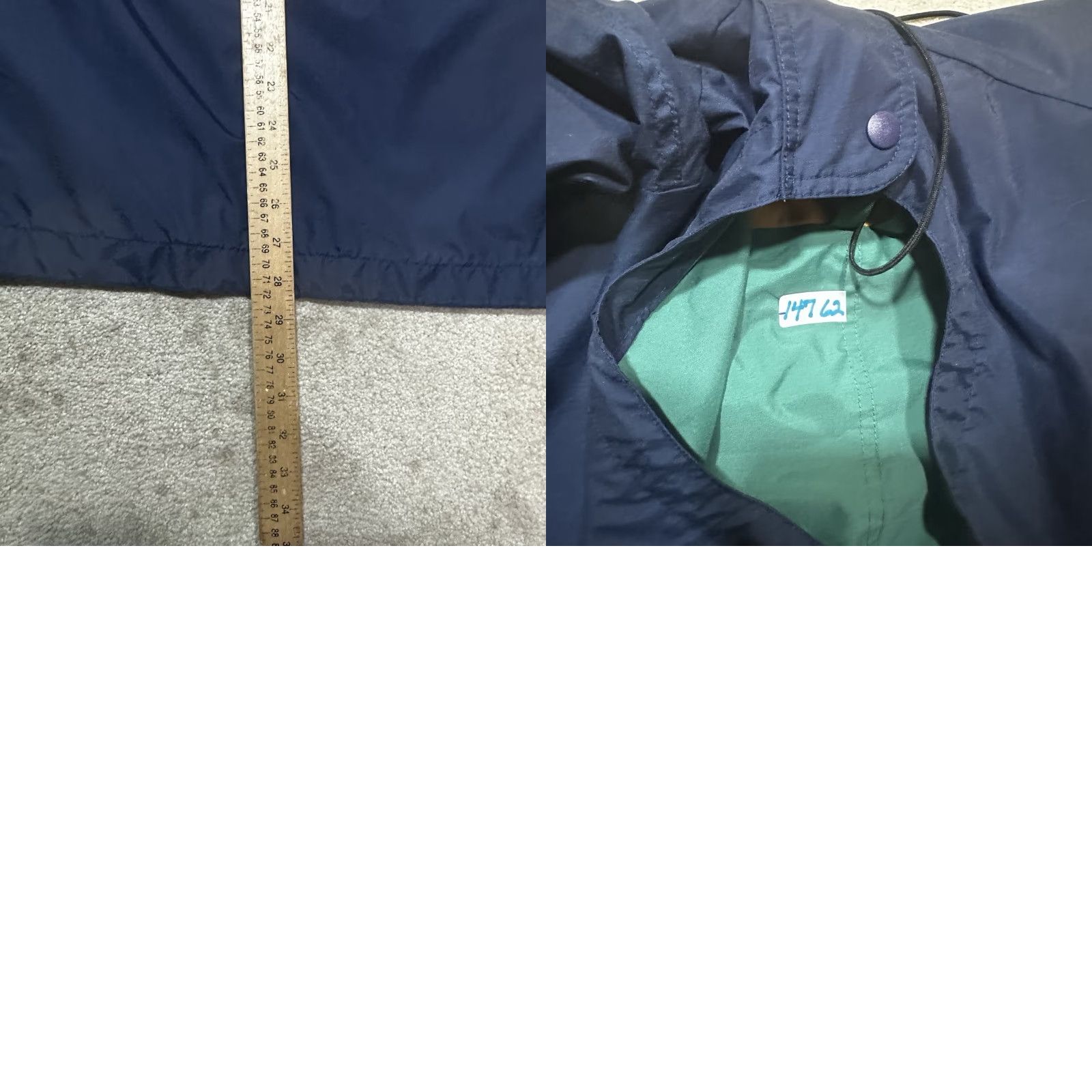 Gap VINTAGE Gap Anorak Hooded Jacket Men’s XL Navy Blue 90s Taiwan Regular Mid-Length Nylon Zip Hoodie Size US XL / EU 56 / 4 - 8 Thumbnail