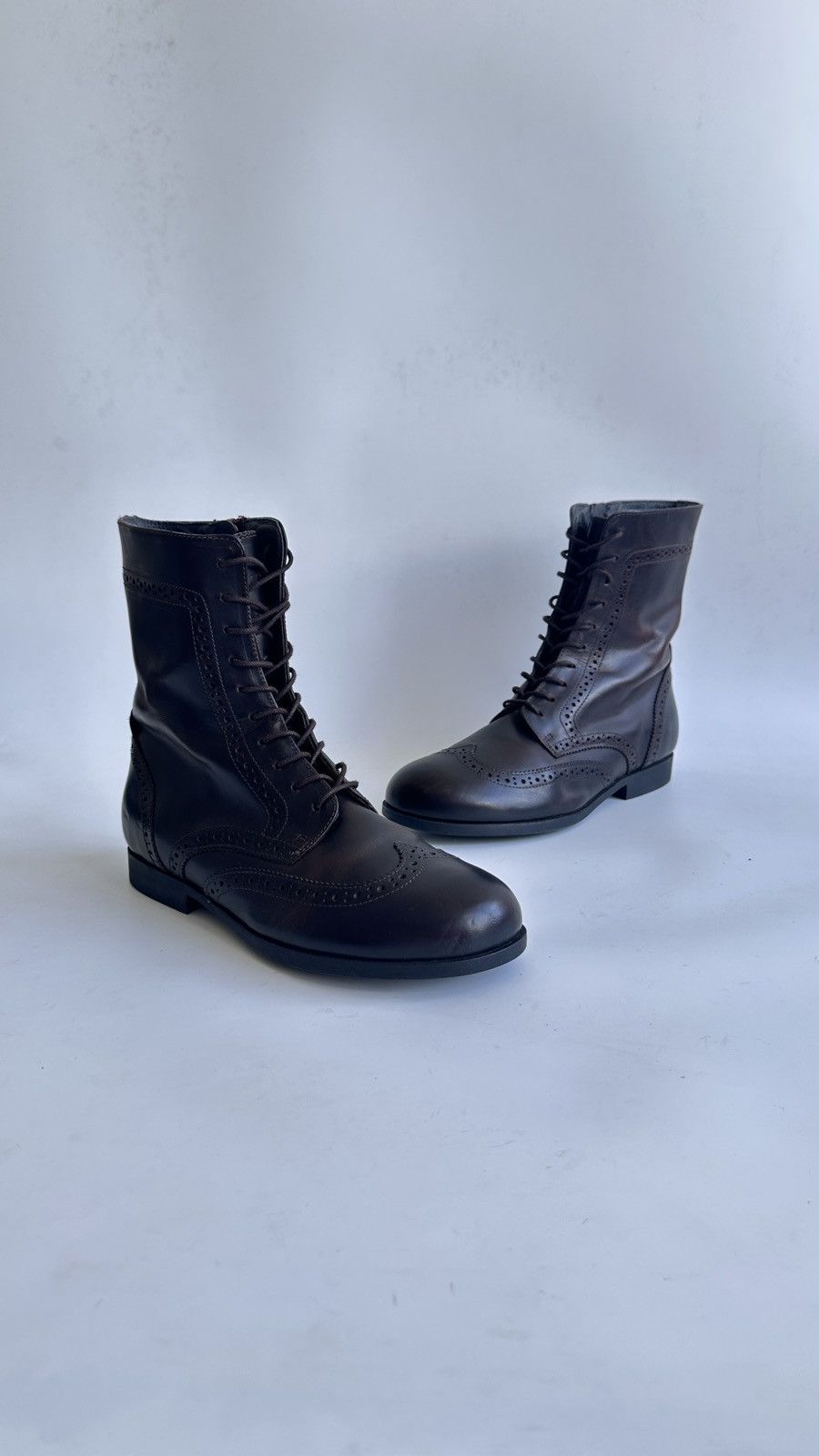 Birkenstock Rare Birkenstock Leather Brogue Boots Wingtip Zip Comfort Size US 8 / IT 38 - 2 Thumbnail