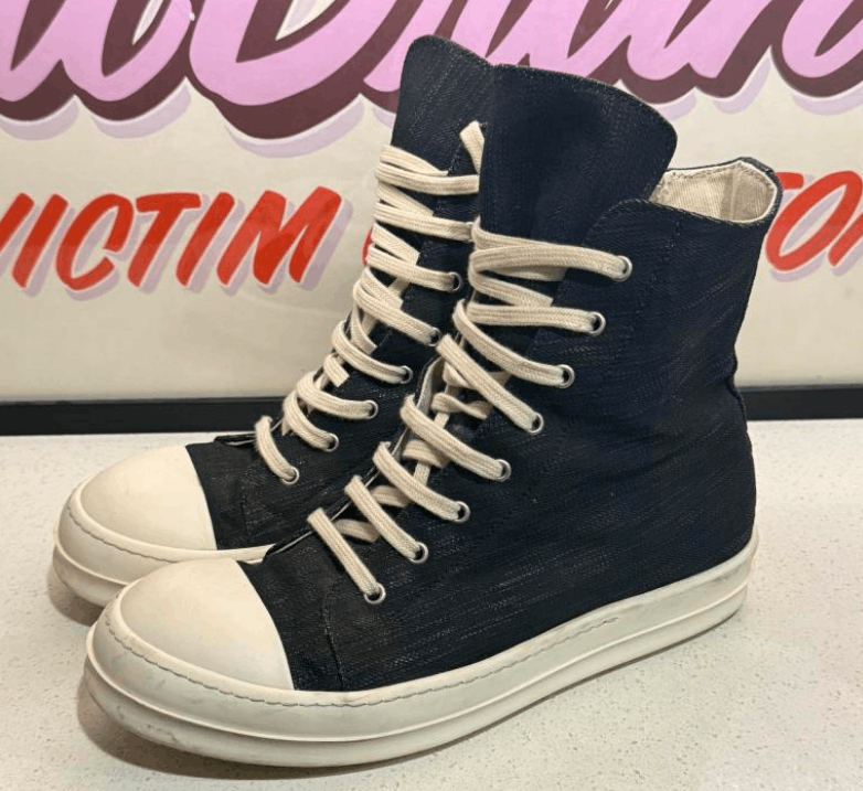 Rick Owens Rick Owens Hi-Top Sneakers Size US 8 / EU 41 - 1 Thumbnail
