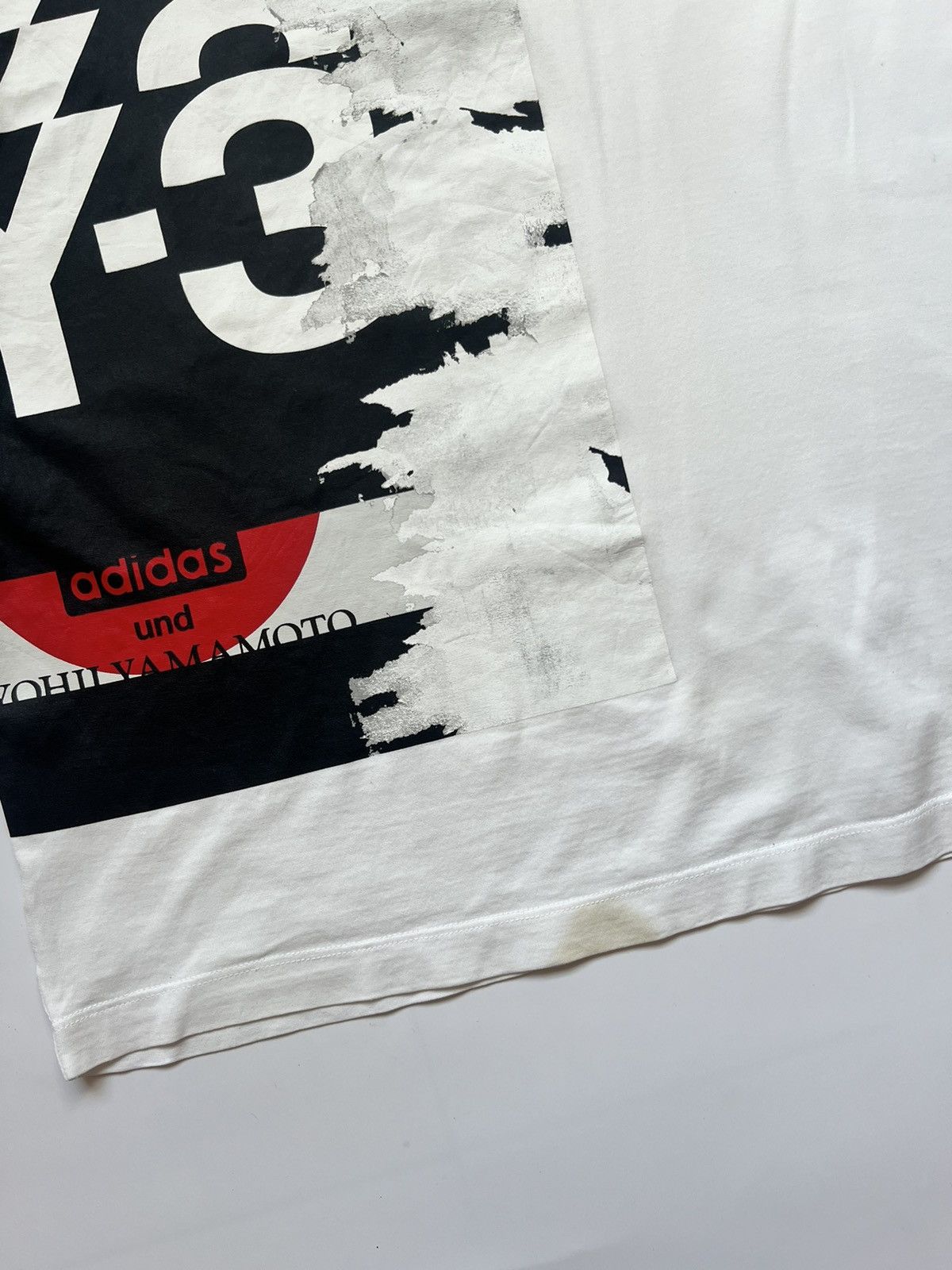 Adidas Adidas Y-3 Yohji Yamamoto Tees Size US M / EU 48-50 / 2 - 5 Thumbnail