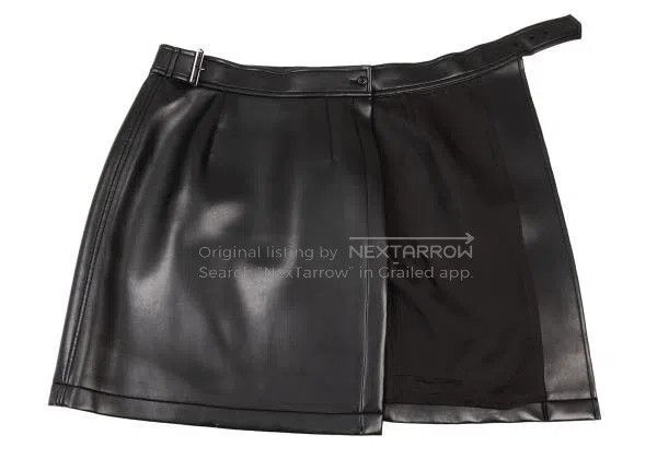 Comme des Garcons Comme Des Garcons size M Synthetic leather belt wrap skirt Size 25" / US 0 / IT 36 - 3 Thumbnail