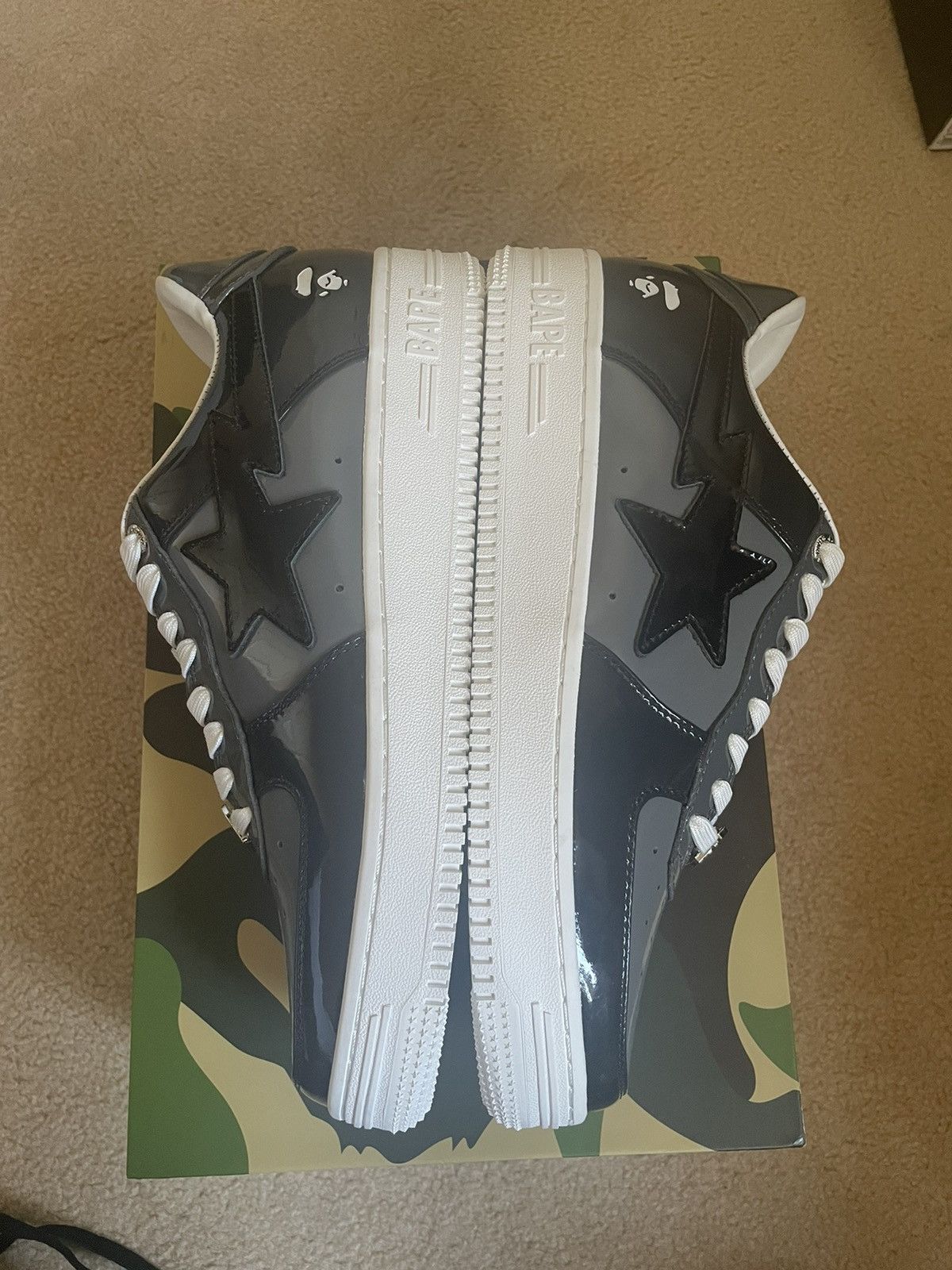 Bape Bape Bapesta Low ‘Camo Combo Black’ Size US 10 / EU 43 - 8 Thumbnail