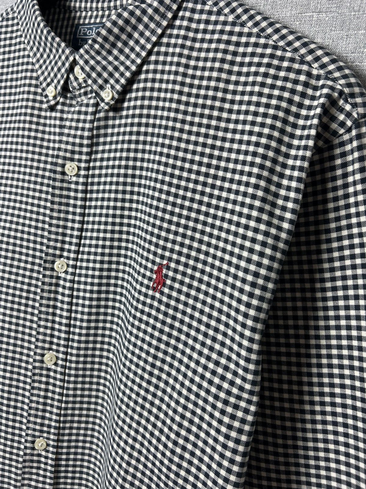 Polo Ralph Lauren Vintage Polo Ralph Lauren Checkered Long Sleeve Button Shirt Size US XL / EU 56 / 4 - 5 Thumbnail