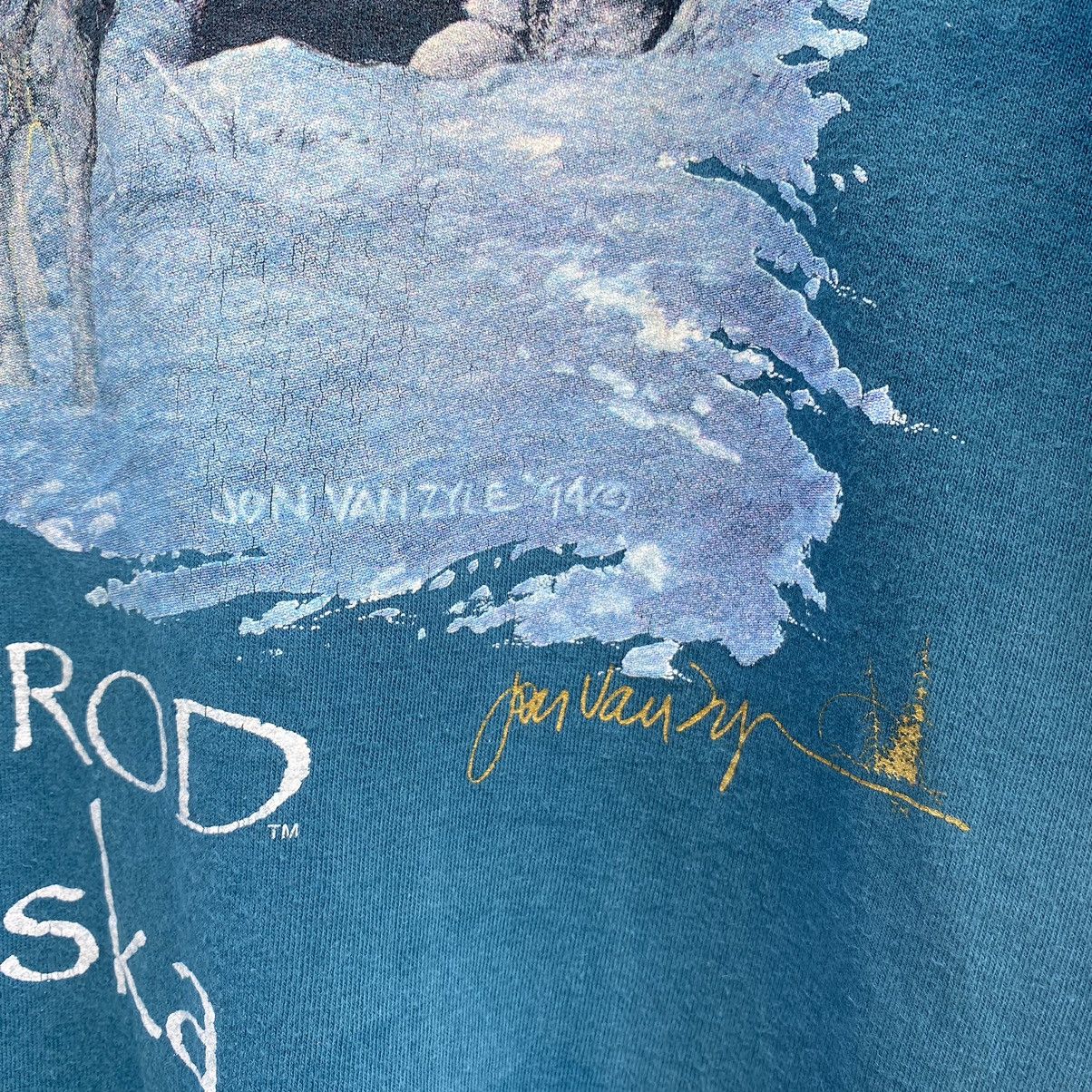 Vintage Thrashed Faded Vintage 90s Iditarod Alaska ERD GRUNGE TEE Size US XL / EU 56 / 4 - 3 Thumbnail