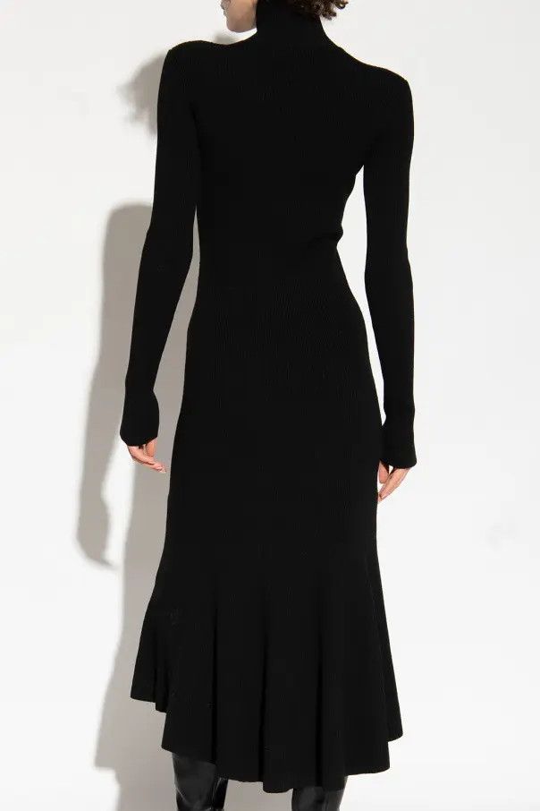 Balenciaga o1mt1gz1224 Turtleneck Dress in Black Size XS / US 0-2 / IT 36-38 - 4 Thumbnail