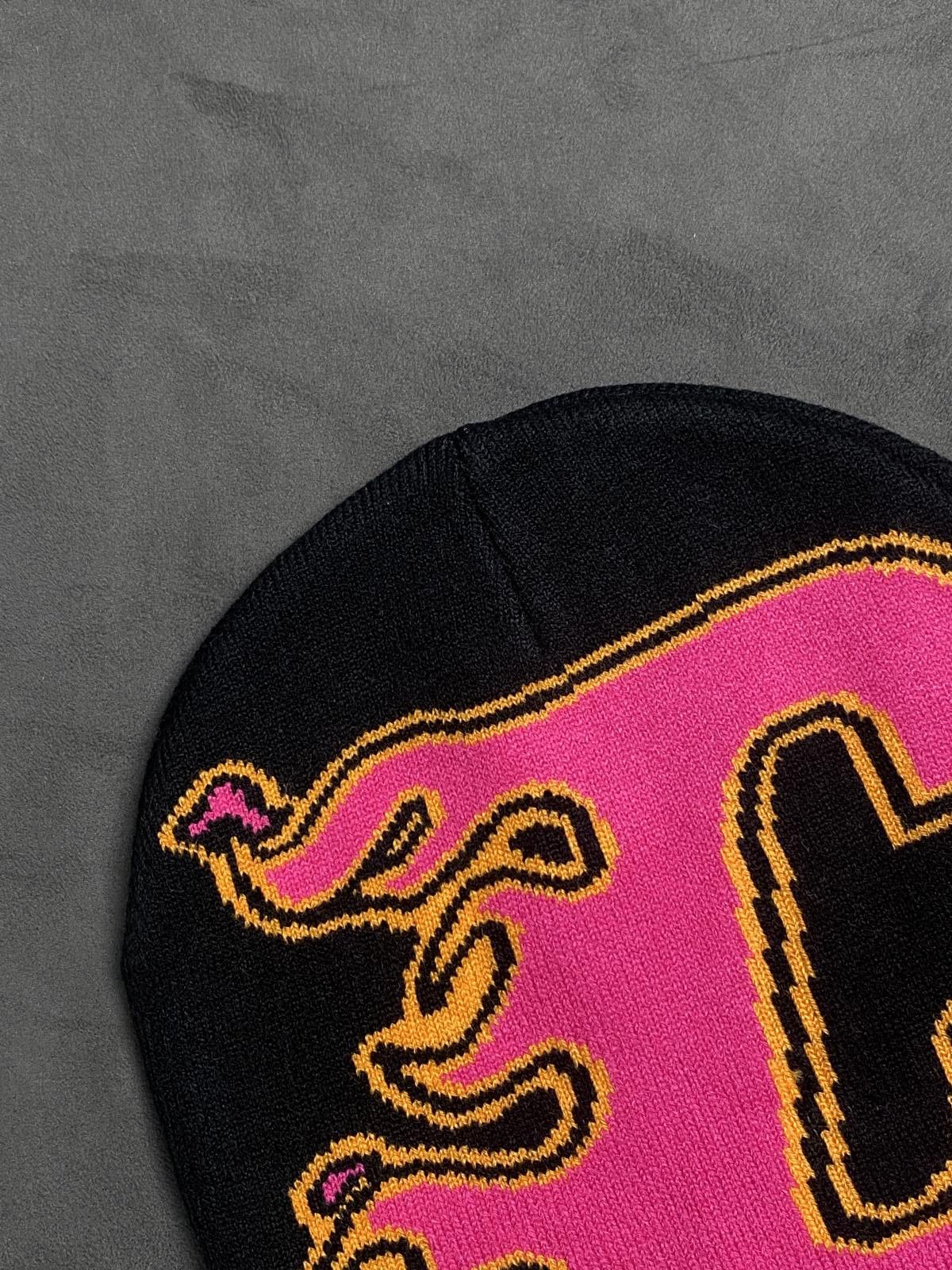 Japanese Brand Deadstock Calgary Flames No Cuff Black Beanie Hats OS Size ONE SIZE - 4 Thumbnail