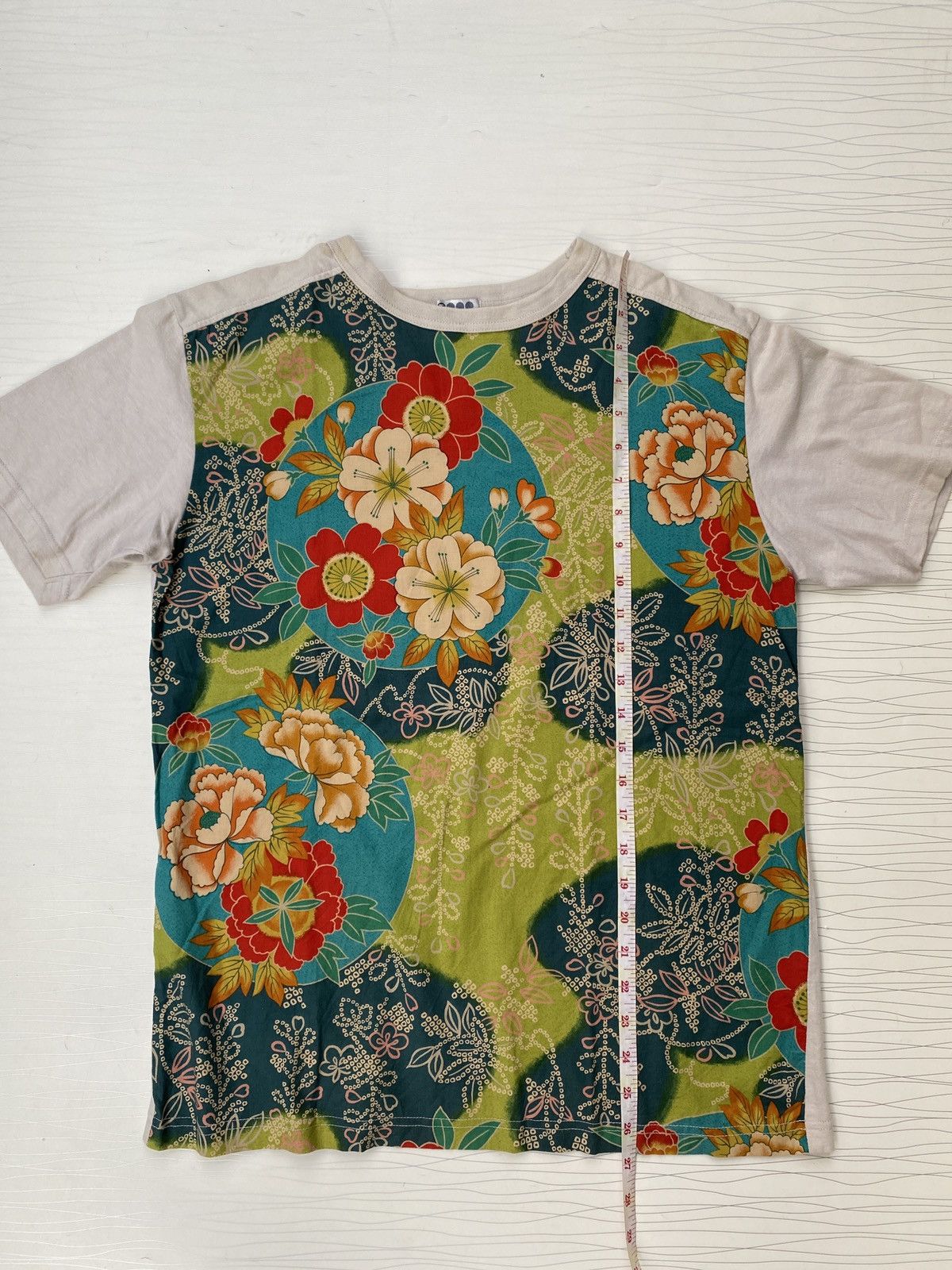 Kapital Japanese Takeo Kikuchi AOP Traditional Flower Tee Size US M / EU 48-50 / 2 - 9 Thumbnail