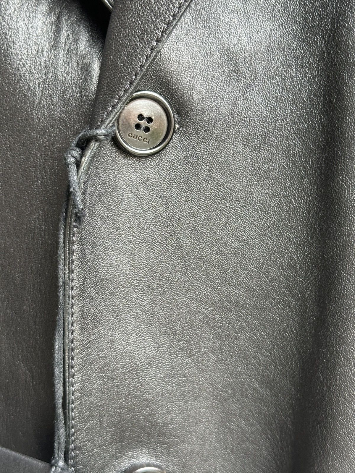 Gucci [48] 8500$ Demna Gucci Spring26 Lambskin leather jacket Size US M / EU 48-50 / 2 - 6 Thumbnail